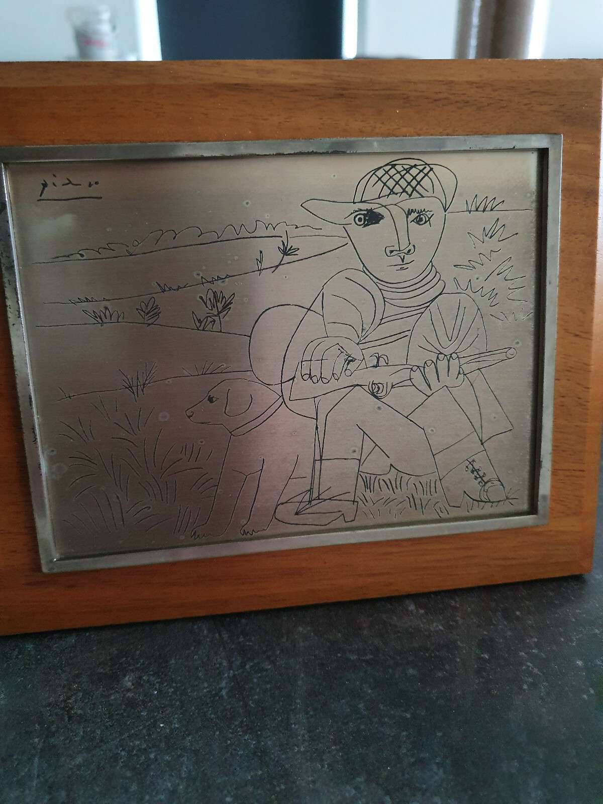 Extremely Rare! Pablo Picasso The Hunter in Sterling Silver Vintage Art Piece