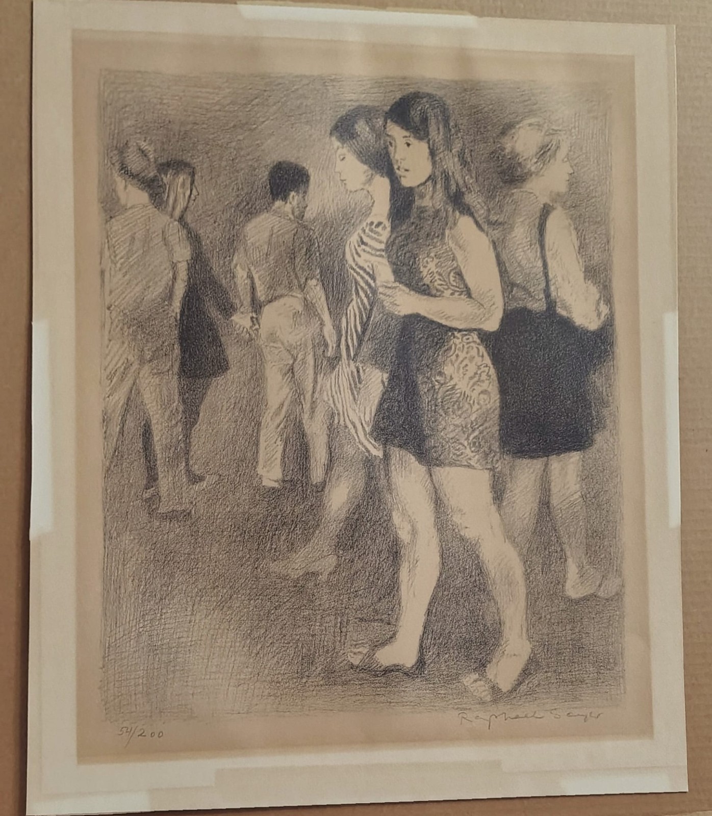 Raphael Soyer Signed And Numbered Important Listed Artist