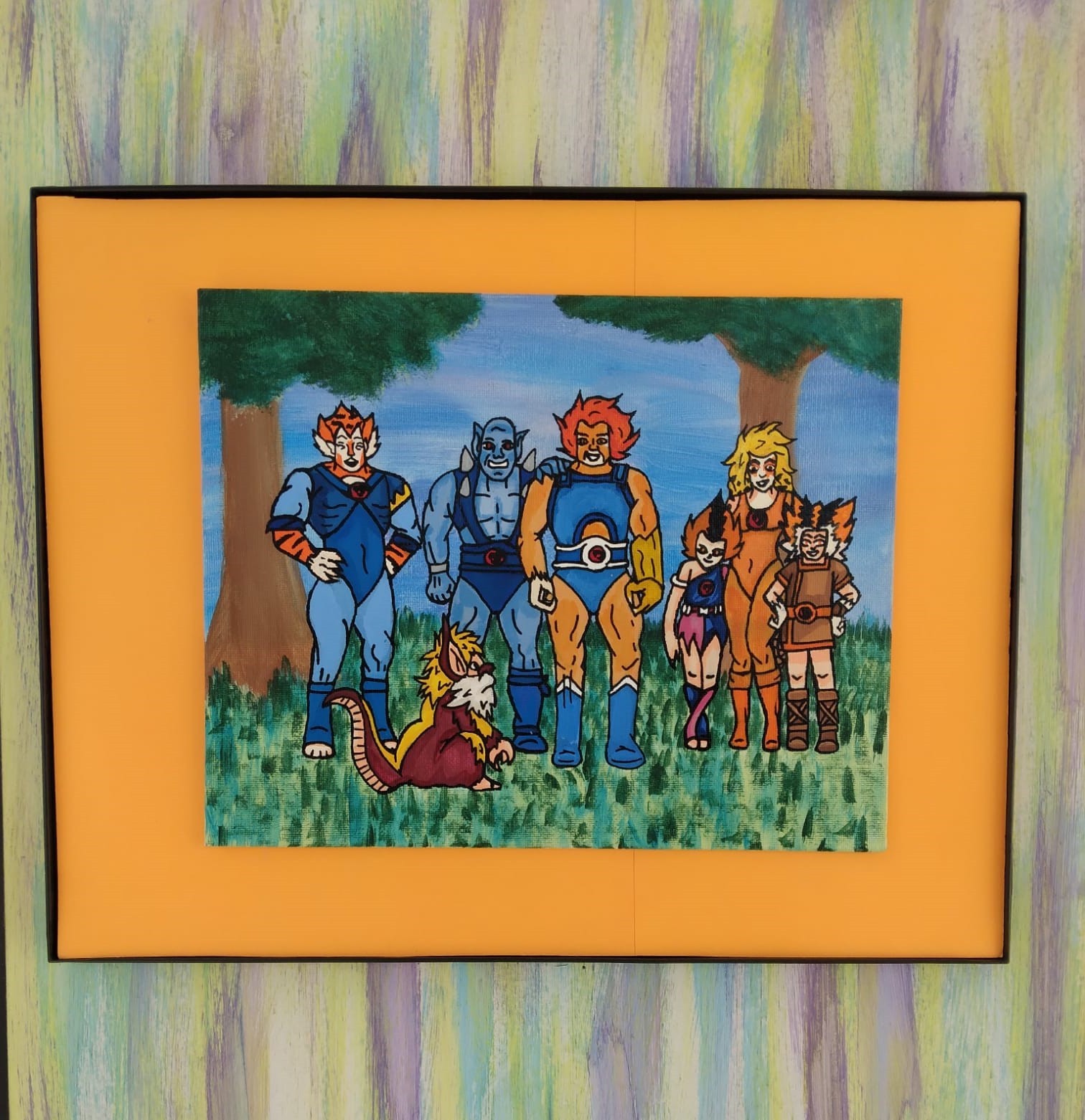 ThunderCats Cartoon 8×10 Flat Canvas Painting