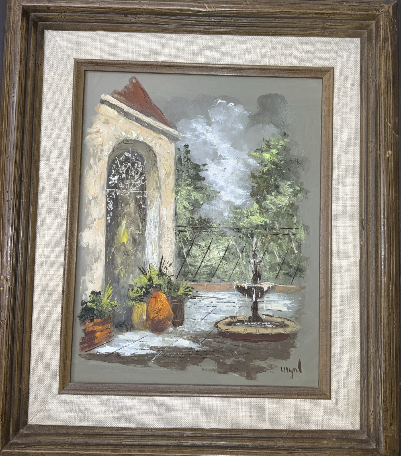 Myrl D’Arcy Painting Signed Original Oil Framed Medium