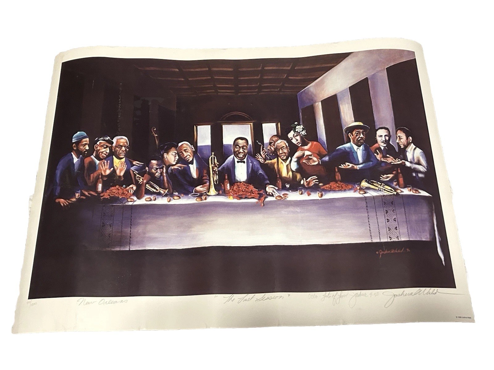 The Last Session By Joshua Walsh Painting Print Limited Edition, Signed, Flaws