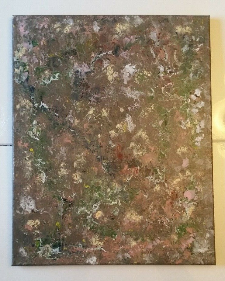One of a Kind (Original Painting) Acrylic on 16” x 20” Canvas Spring Time Days