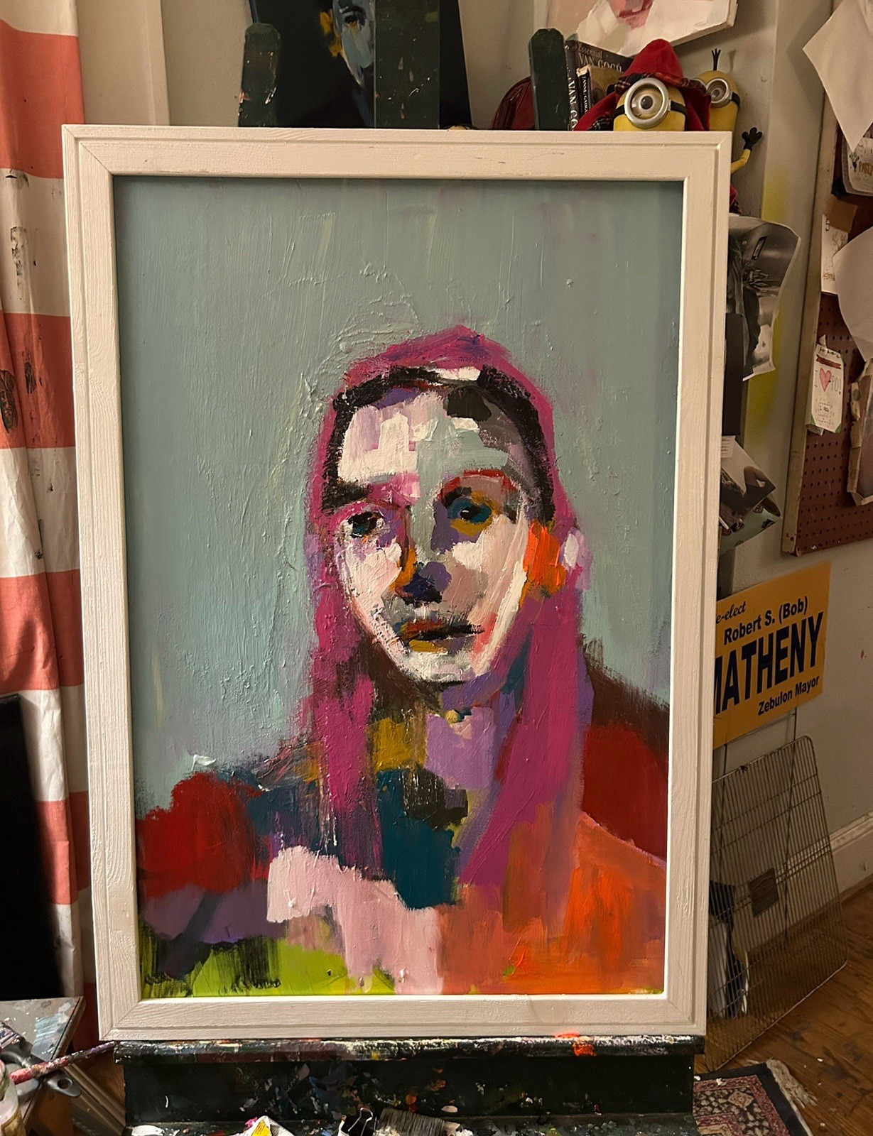 Original artwork. Parsons People. 24×36. Canvas Acrylic. Signed.