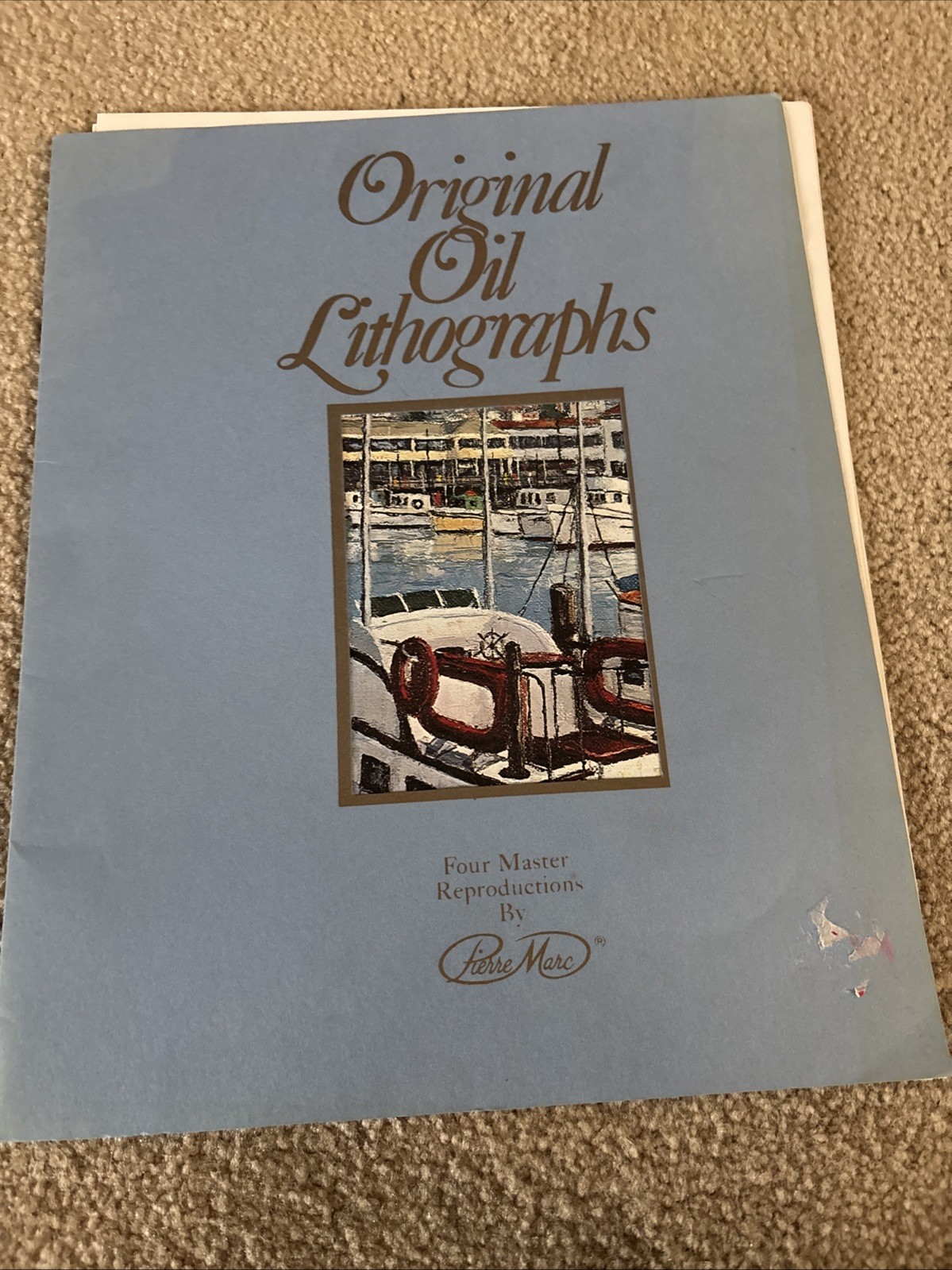 Original Oil Lithographs San Francisco
