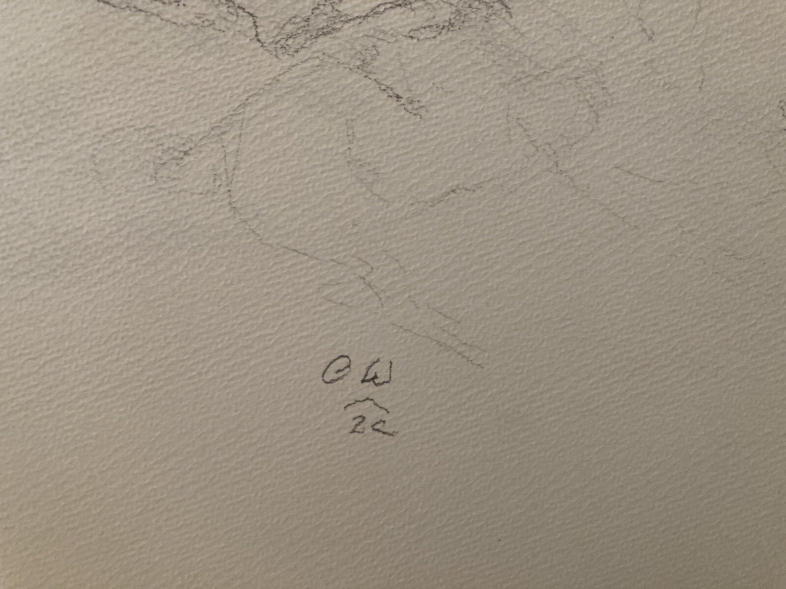 Olaf Weighorst Original Pencil Drawings – 3 individual