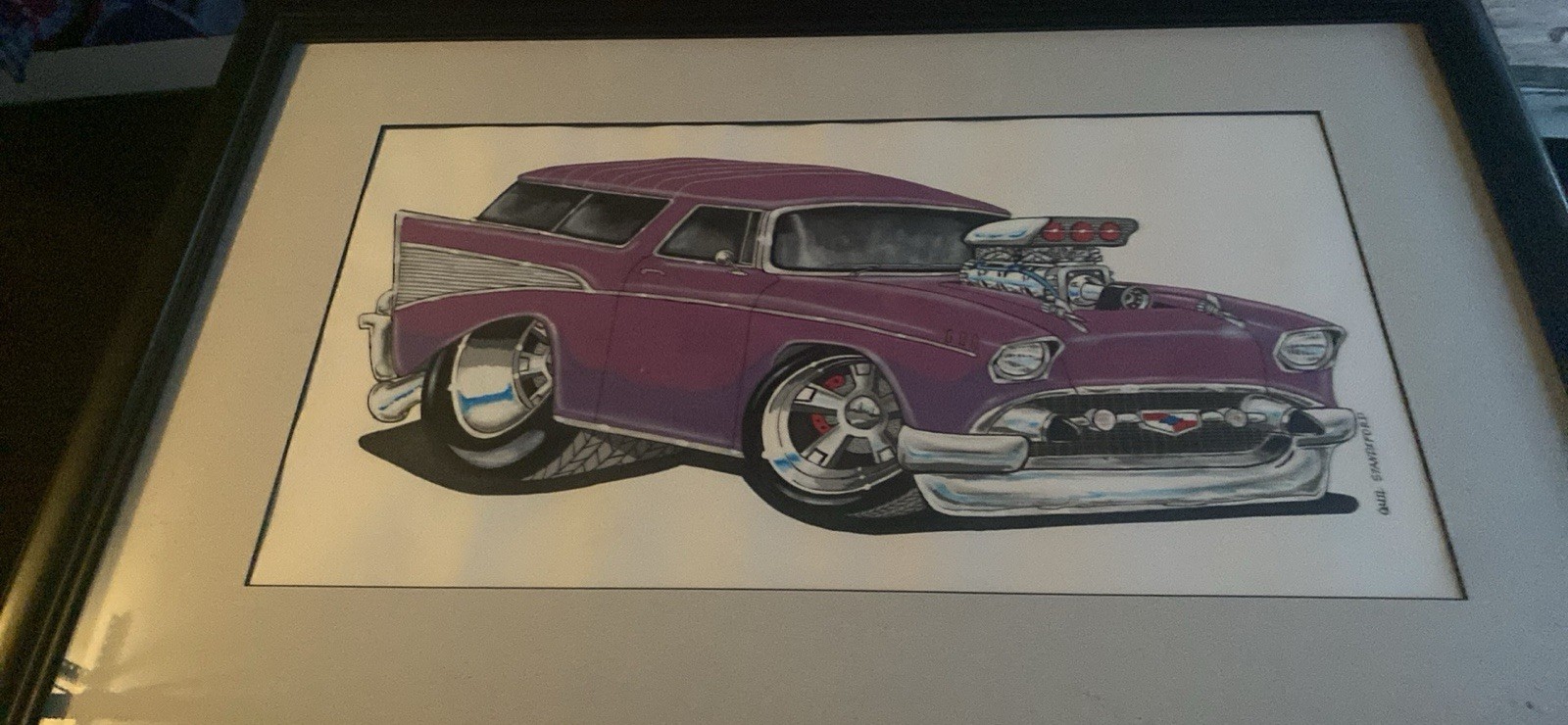 Original Artwork Signed Framed Nomad