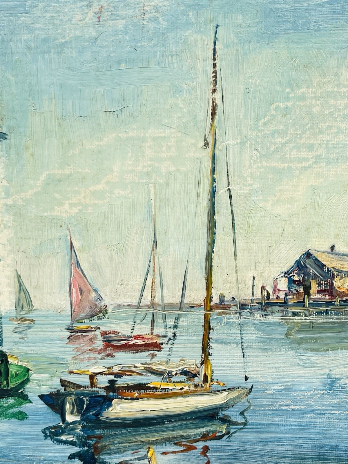 New Jersey Impressionist Artist Ruth Mitchell Wolff Painting New England Coast