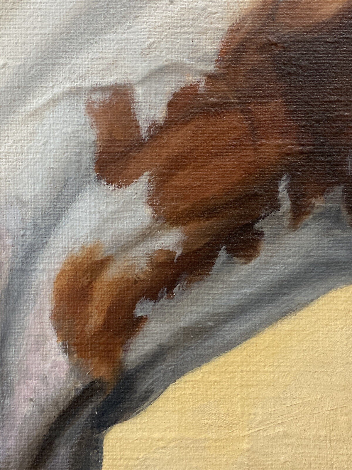 🔥 RARE Fine Vintage Old Western American Paint Horse Oil Painting BILOTTA 1960s