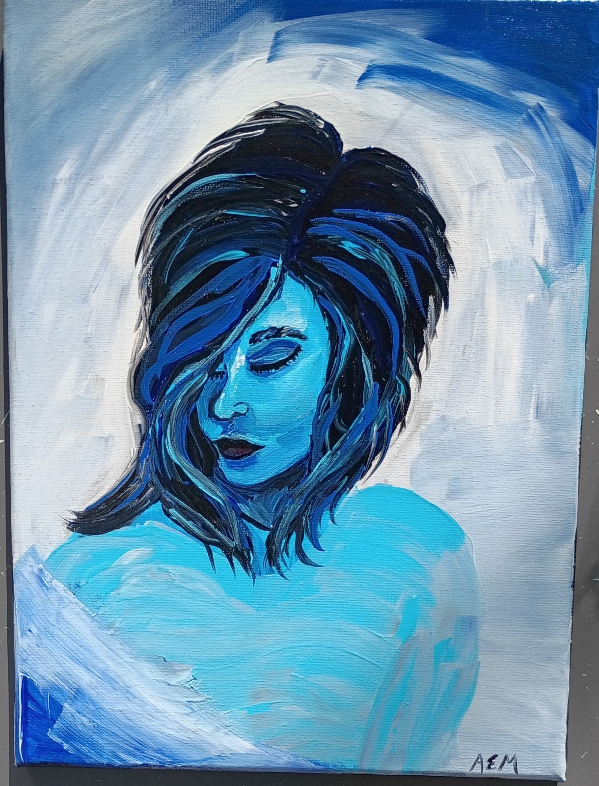 original acrylic painting on canvas «Dreams» by A.E.M. 2021