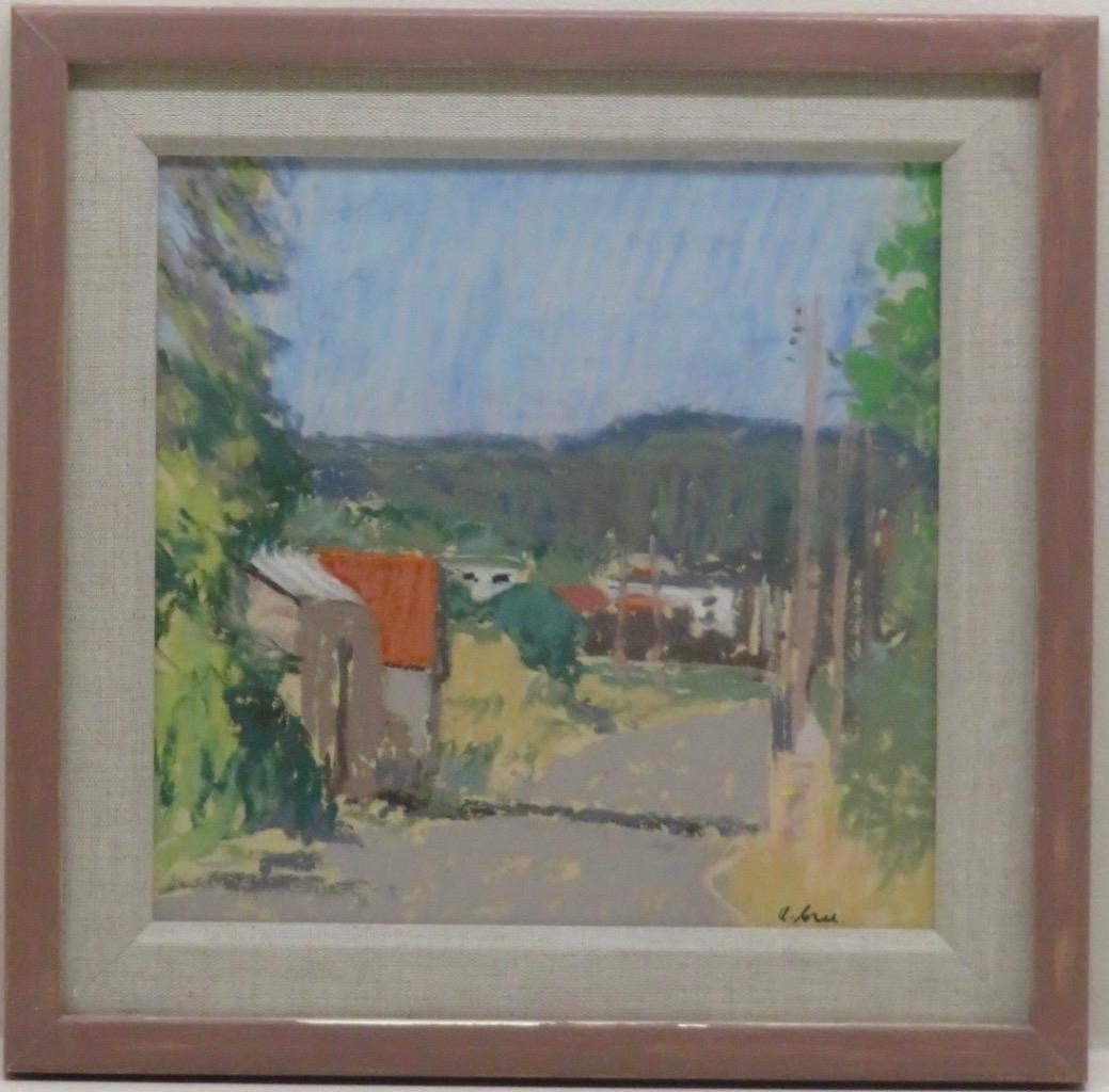 Alexander Cree (1929-2014) Impressionist oil painting French Landscape Seine