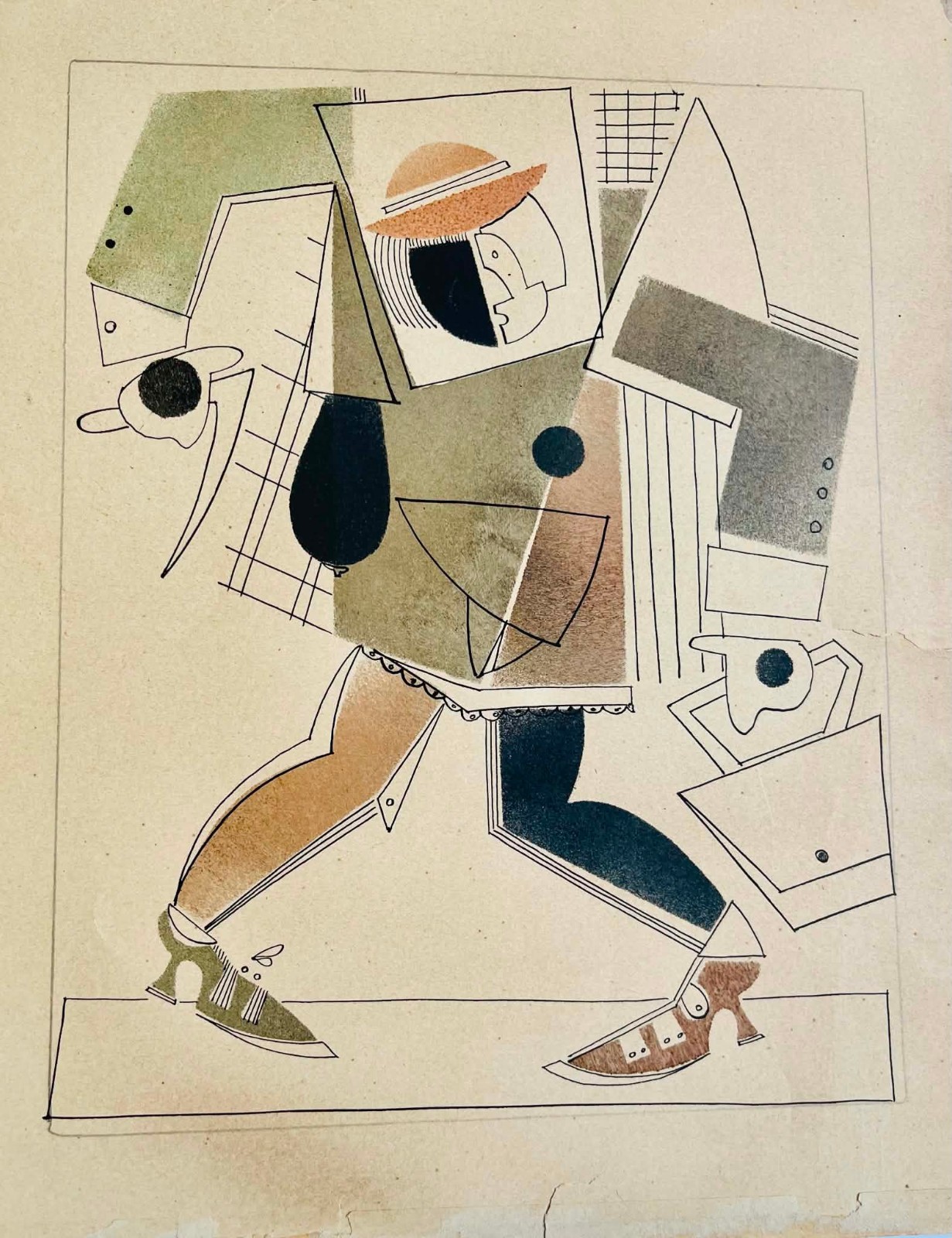 RUSSIAN AVANT GARDE 1920s Attributed to Vladimir Lebedev (1891-1967)