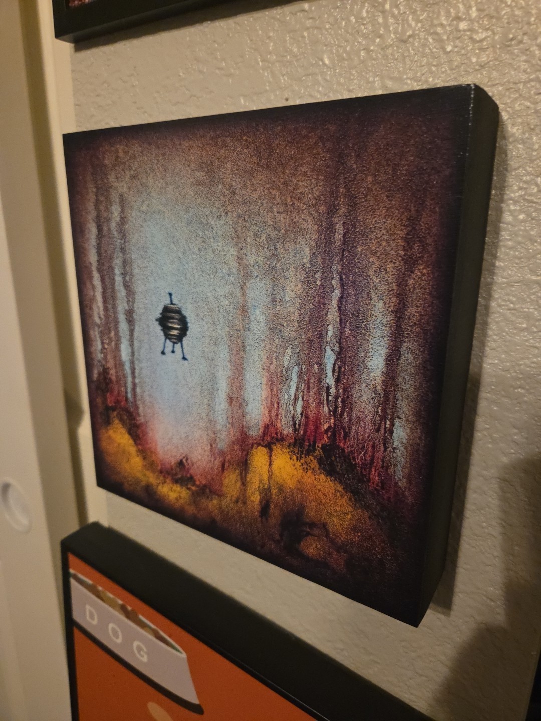 🎨 Original Mark S. Brunner – Signed, Wood Panel, 7″x7″, Comic Con