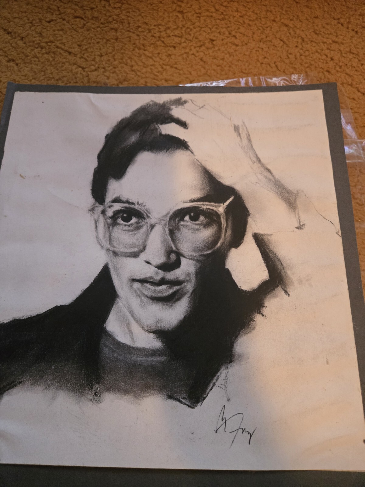 Trevor Horn The Buggles Art Work Painting 1979 By Barbara Frey New Wave Video…