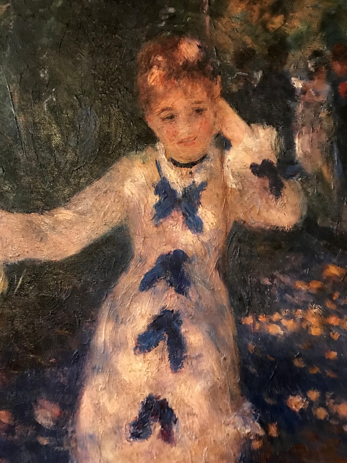 PIERRE-AUGUSTE RENOIR «THE SWING» AUTHENTIC 3D ARTAGRAPH OIL PAINTING W/COA