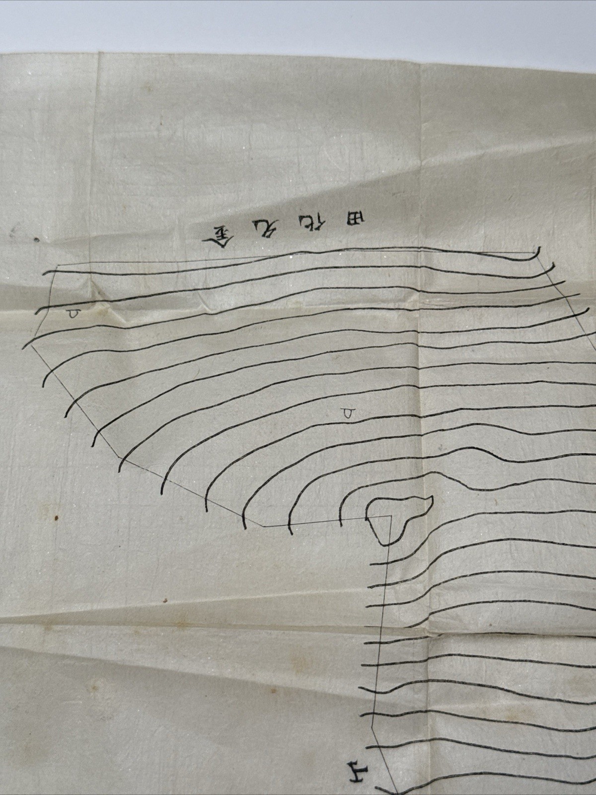 Antique Hand Drawn Map Topographical Chinese Japanese Korean Collection HISTORIC