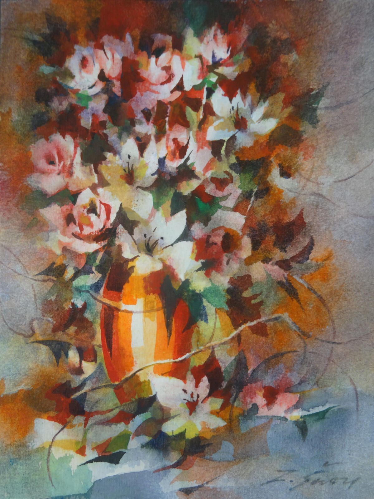 Zigmunds Snore – Fiori, 2020. Paper, watercolor, 24 x 18, 5 cm