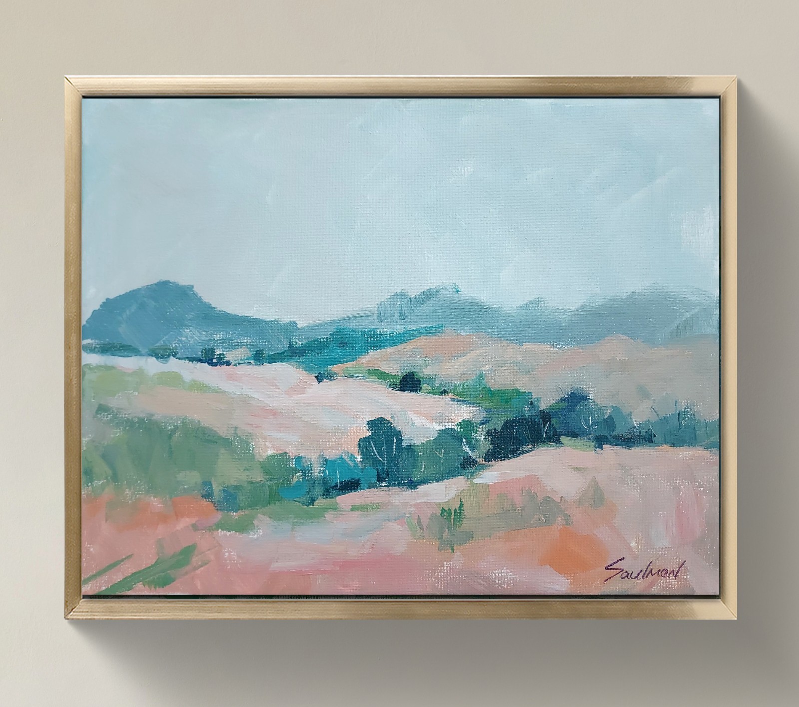 Original Impressionist Painting on 11 in x14 in Canvas – Signed by the Artist