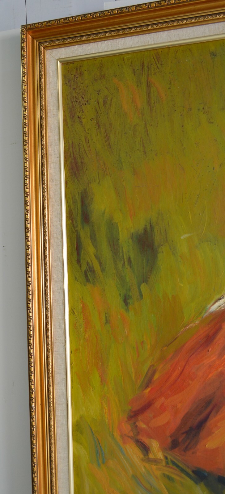 DULCE BEATRIZ 1931-2021 LARGE OIL PAINTING WOOD PANEL SIGNED MASTER CUBAN ARTIST