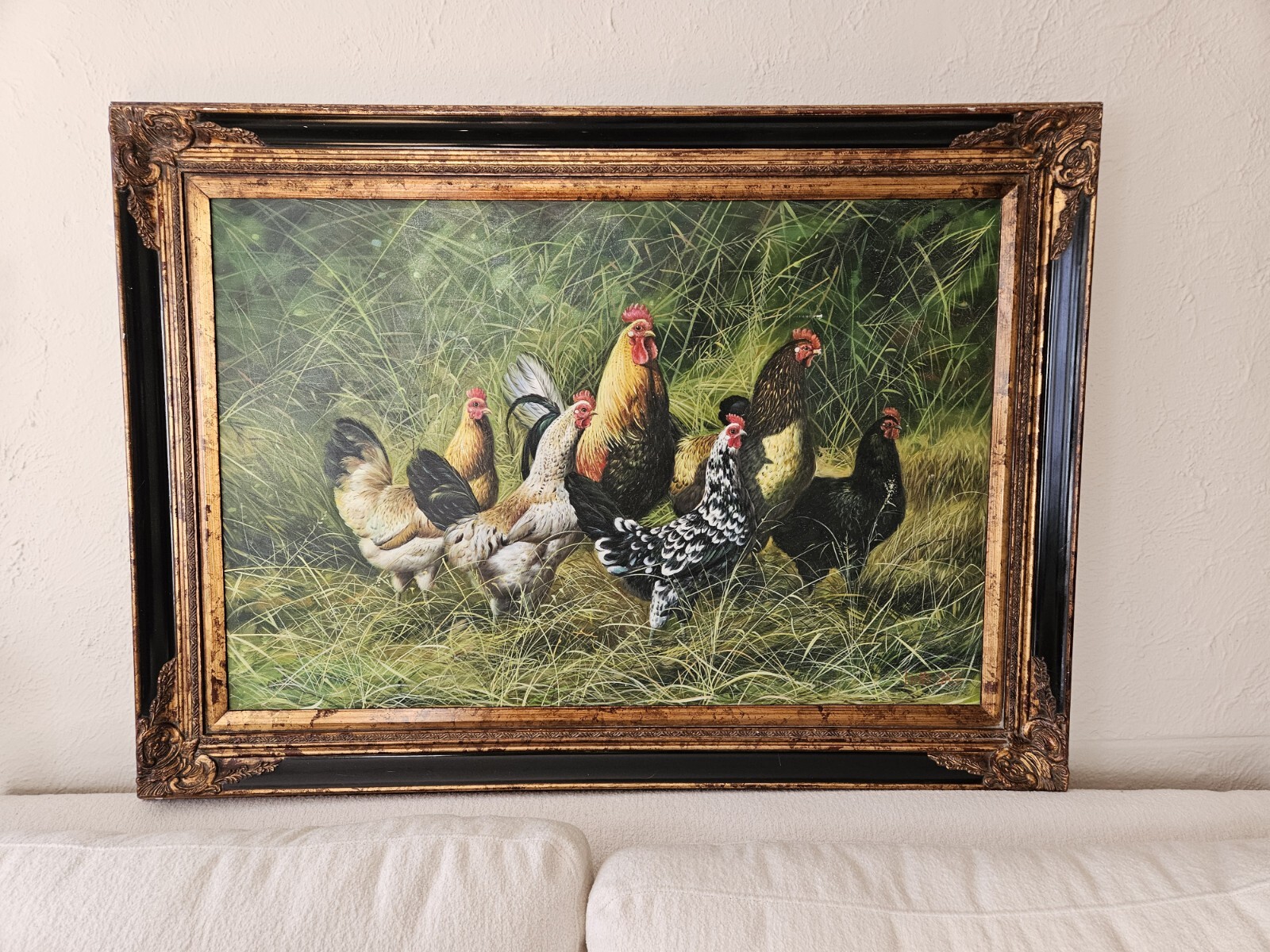 Acrylic Chicken Painting Large