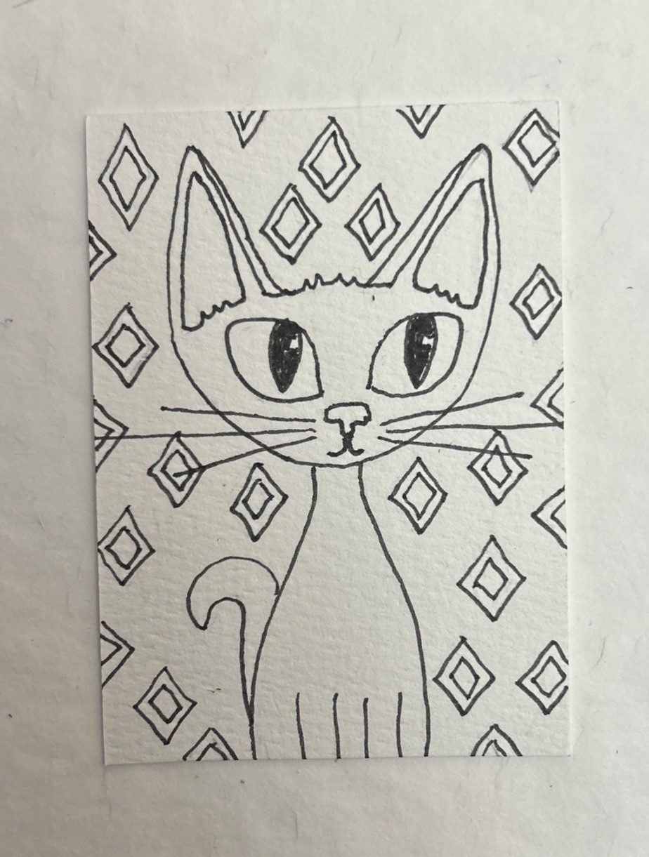 ACEO ‘Colour Me In’ ACEO Cards 2.5X3.5”