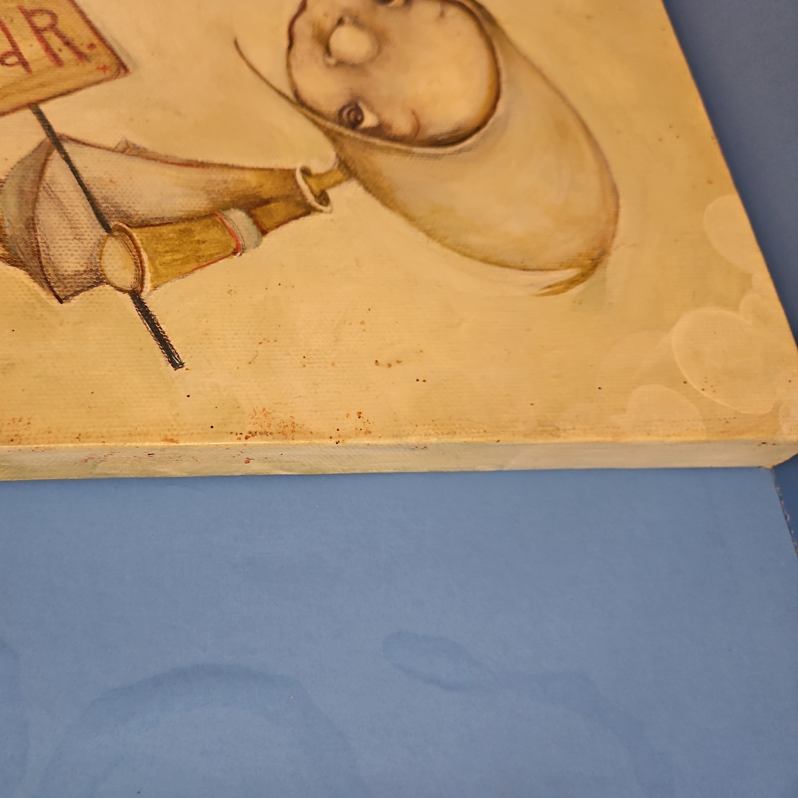 Original Jenna Colby Painting 2006 «Signs» Signed Contemporary