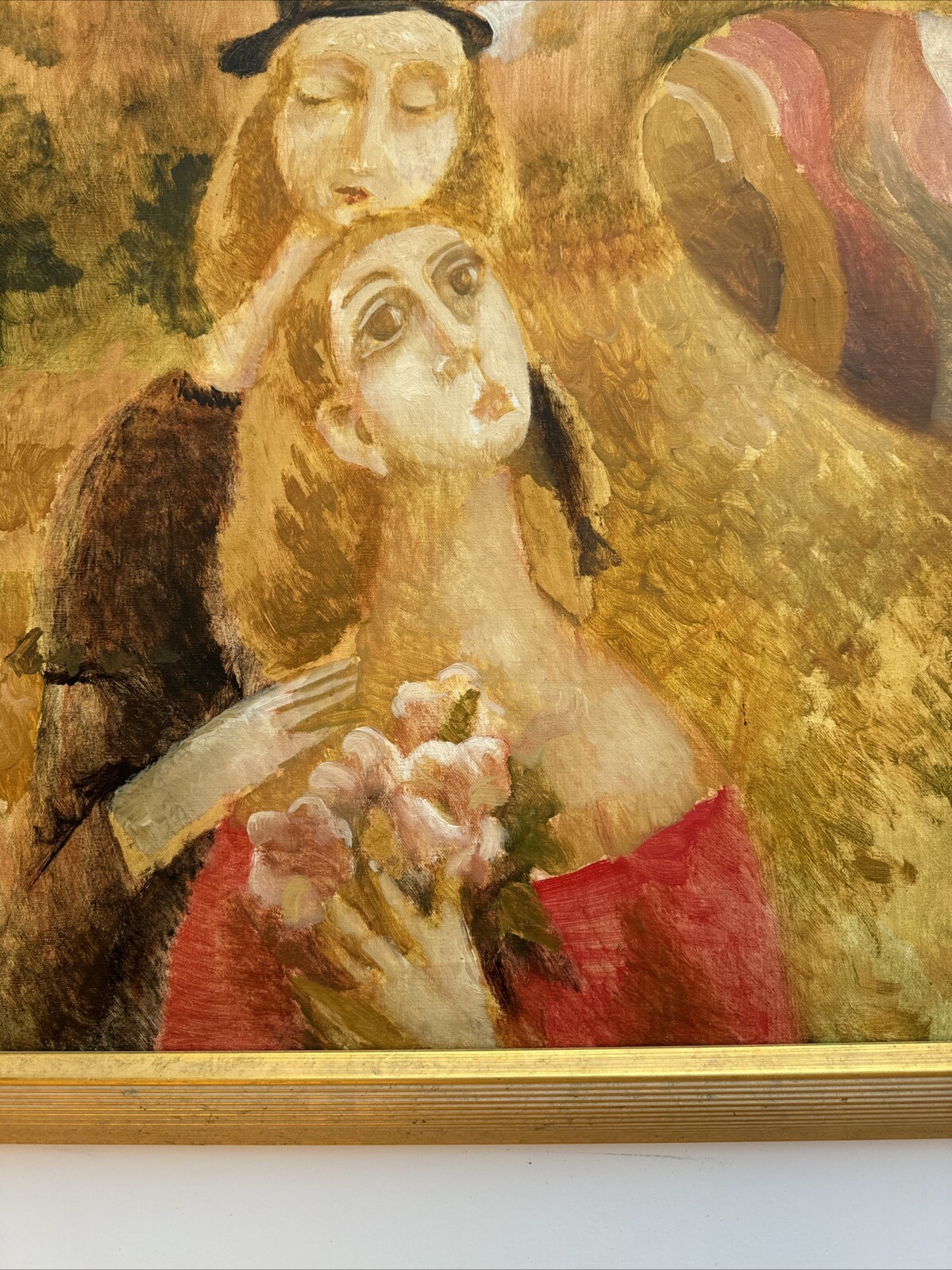 RUSSIAN PORTRAIT PAINTING MODERNIST EXPRESSIONIST MYSTERY PRETTY WOMAN WOMEN