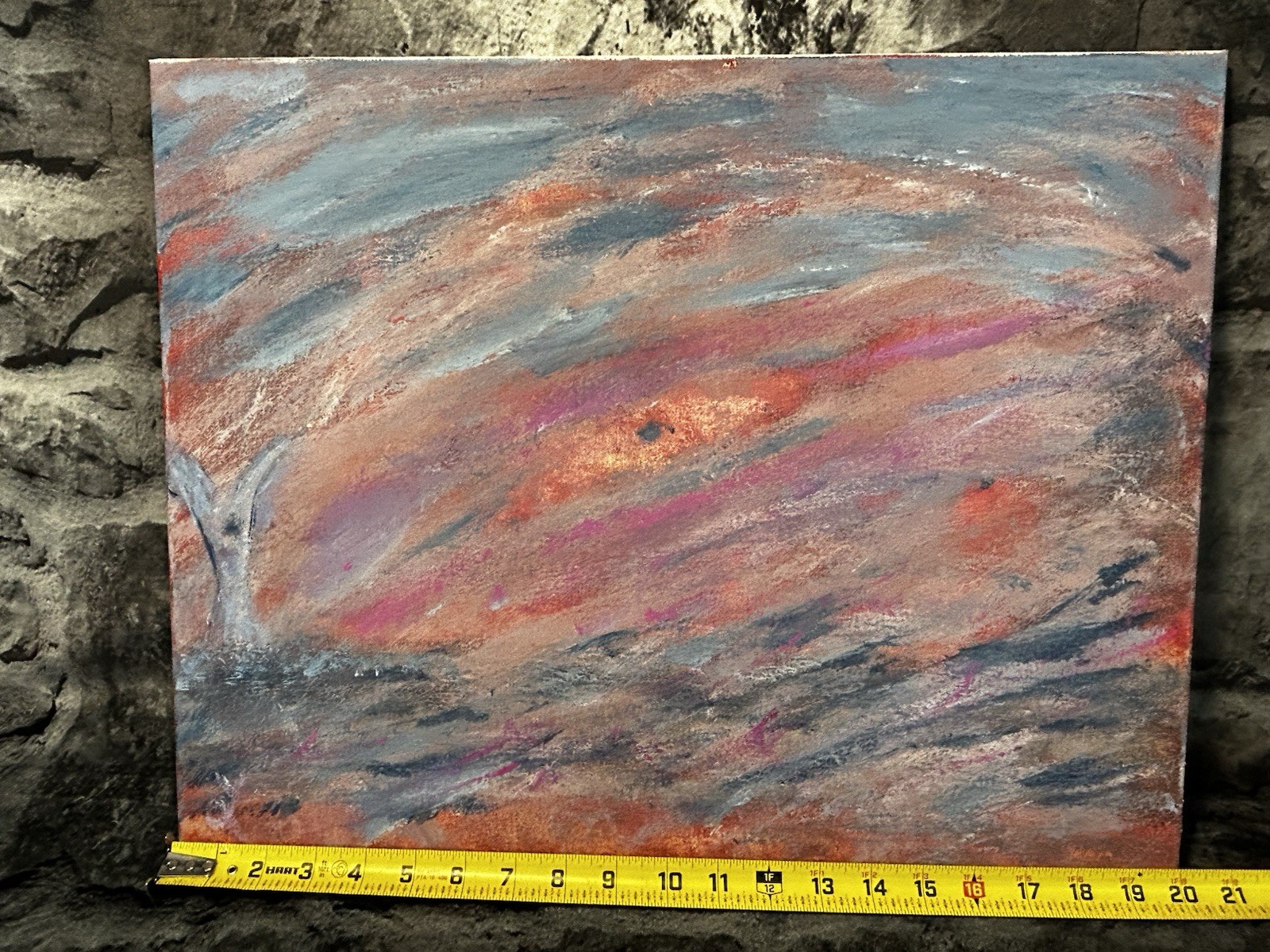 20 X 16 Oil On Canvas OOAK “Heaven And Hell” Artist Thomas Levi
