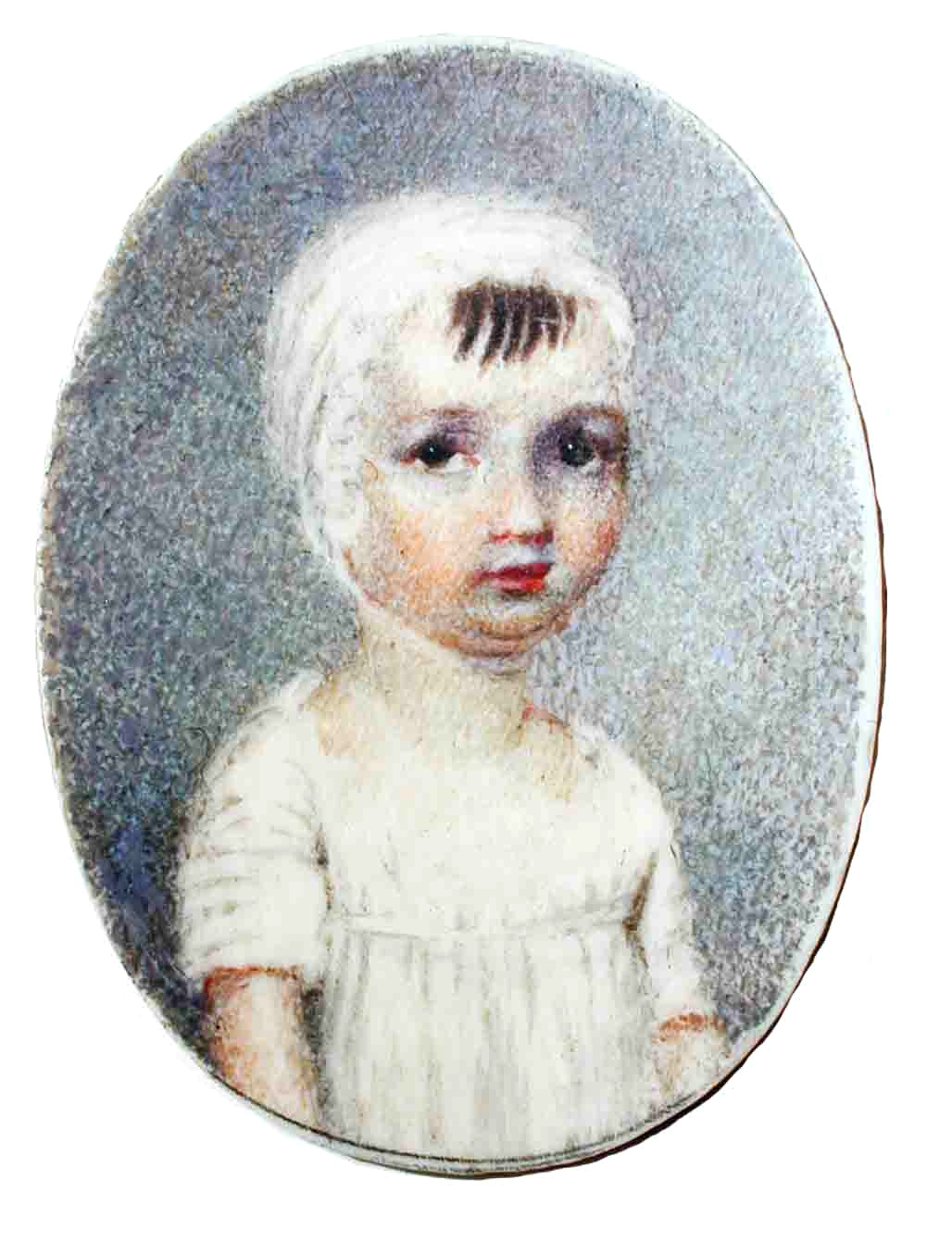 New York Miniature THOMAS THOMPSON ‘Martha Clinton’ 2.25″ x 1.75″