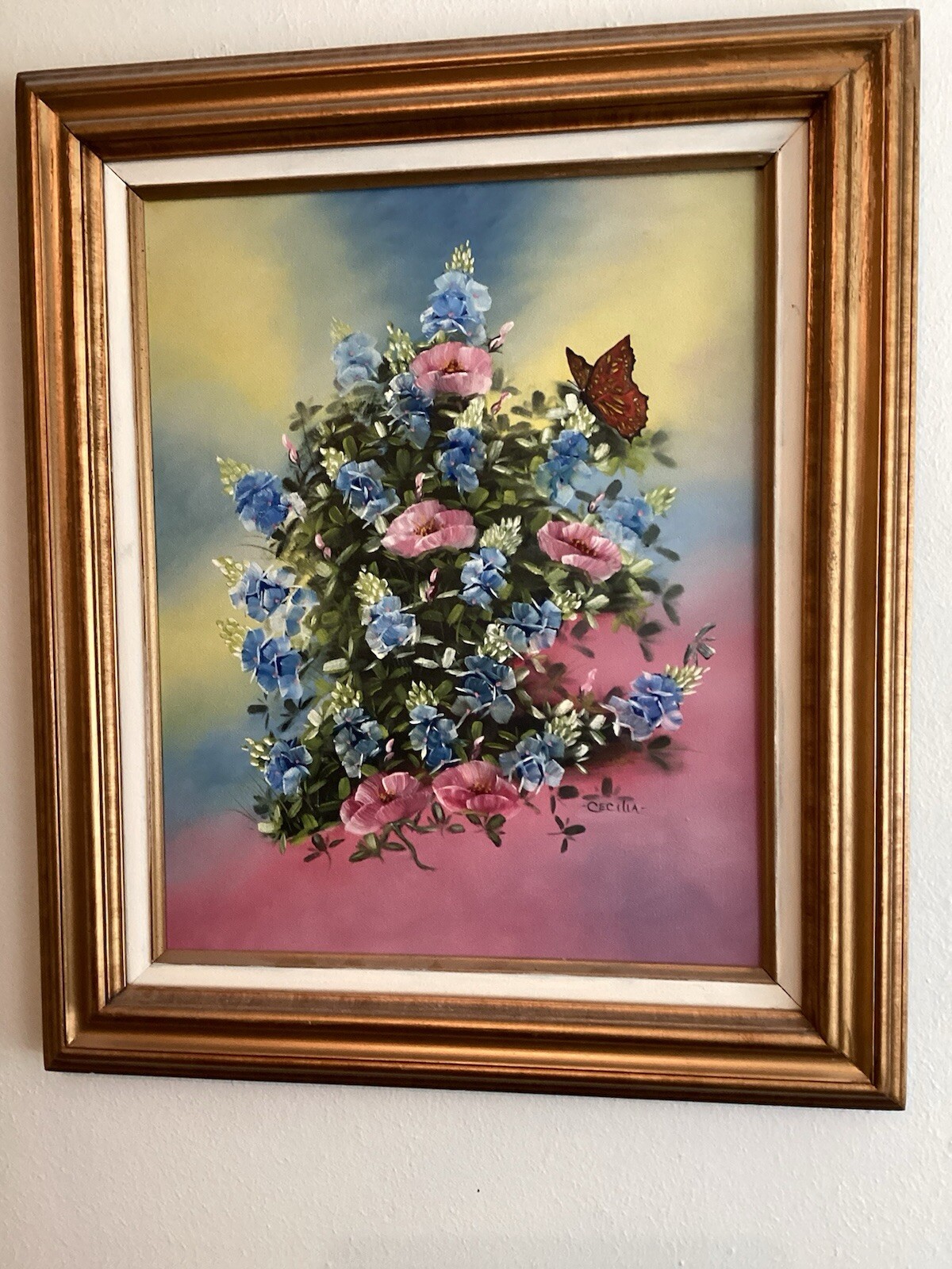 Painting Of Flower Bouquet