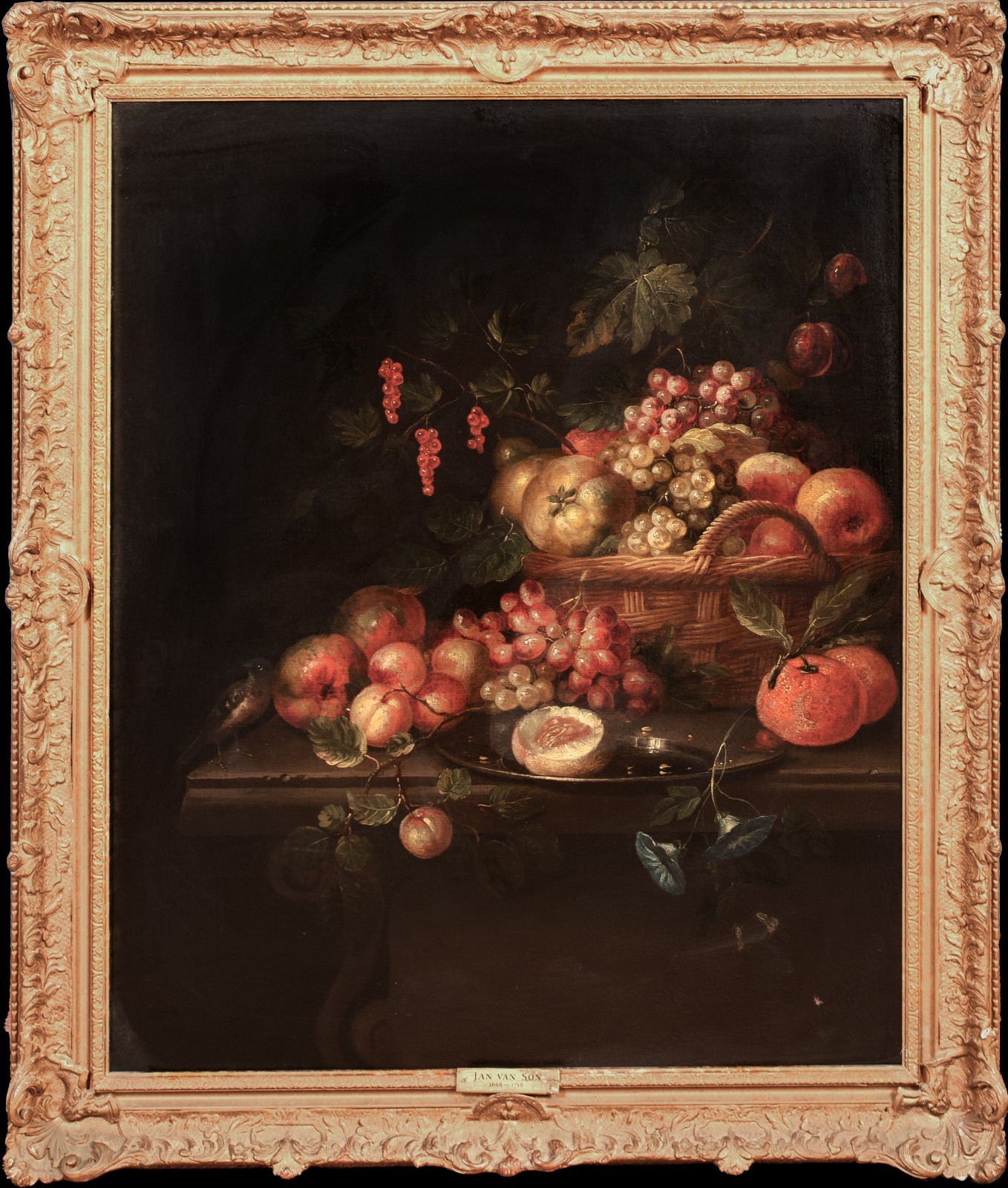 Large 17th Century Dutch Old Master Still Life – Jan Frans VAN SON (1658-1718)