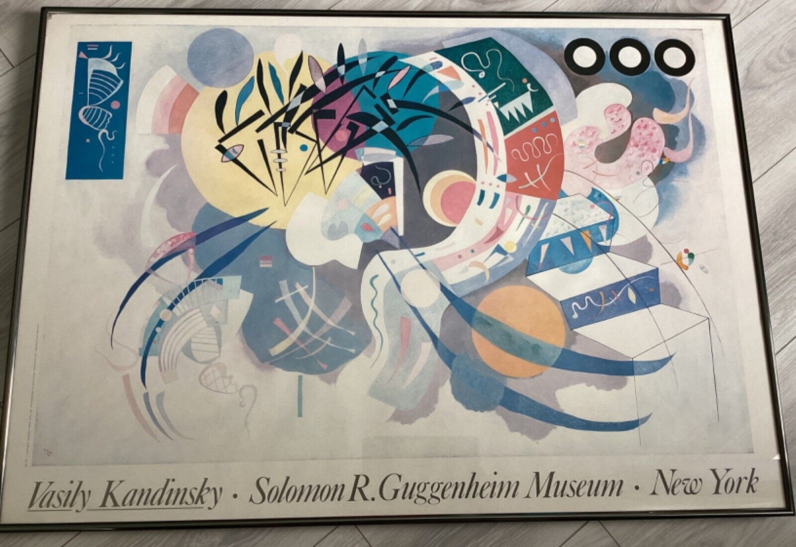 1936 Vasily Kandinsky.Solomon R.Guggenheim Museum.New York Signed