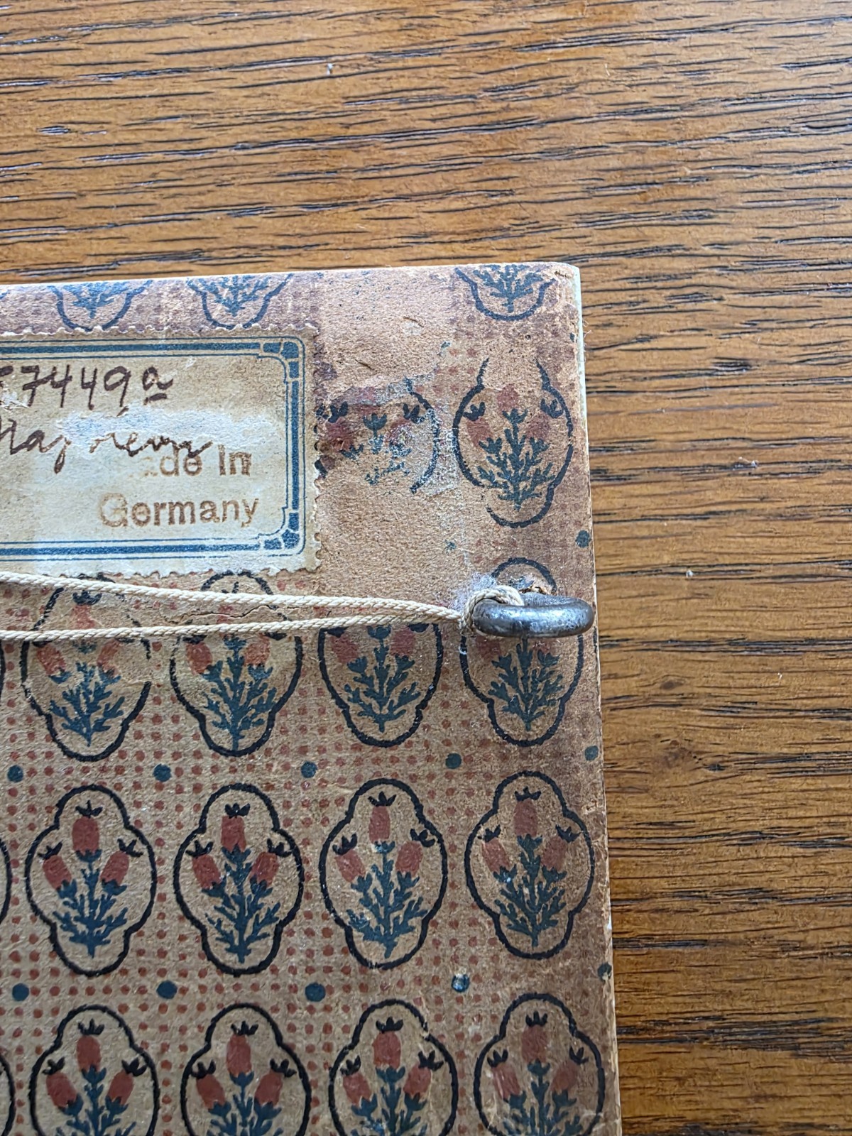 Antique French Miniature Napoleon Portrait in Piano Key Frame