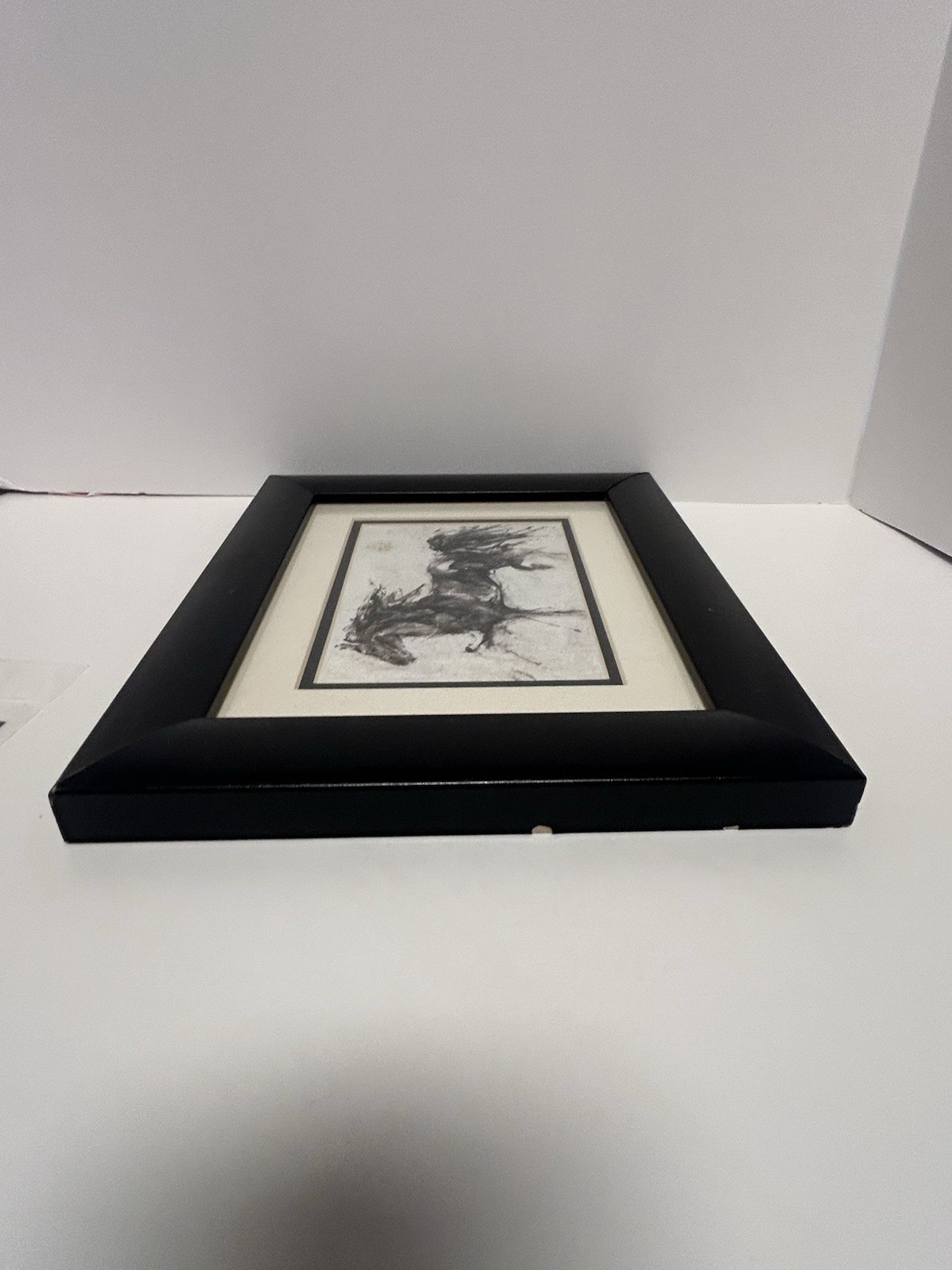 Lepa Zena by Marta Gottfried Canvas Art 12.5×10.5 x 1″ in Black Frame