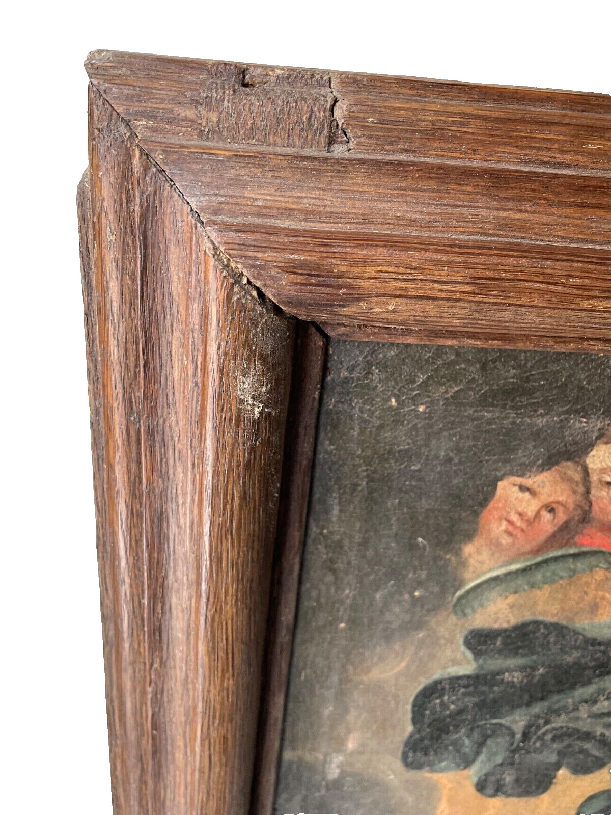 17th MURILLO ( circle ) SPANISH OLD MASTER RELIGIOUS OIL IMMACULATE CONCEPTION