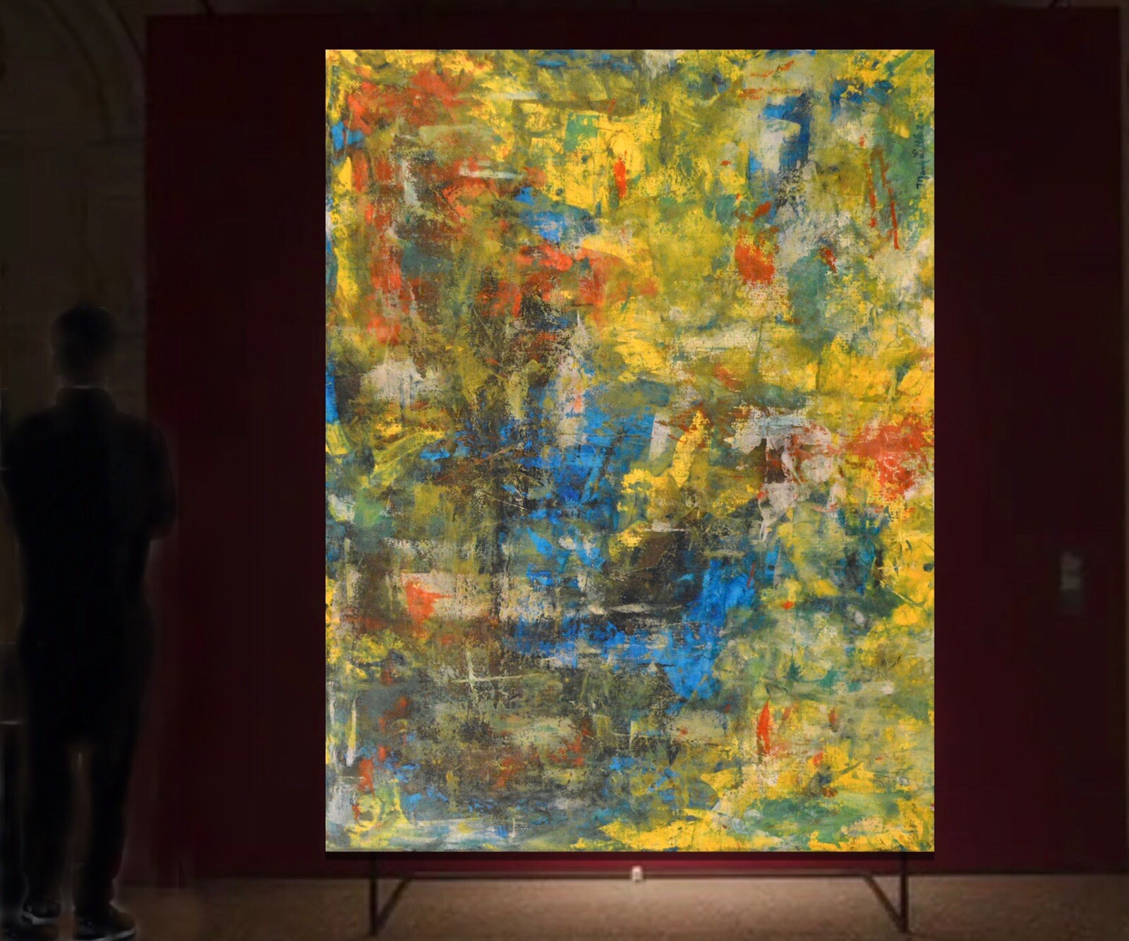 Mark Little￼Professional Canvas￼ Painting 81” X 62”(6ft 9in)Abstract Modern XL