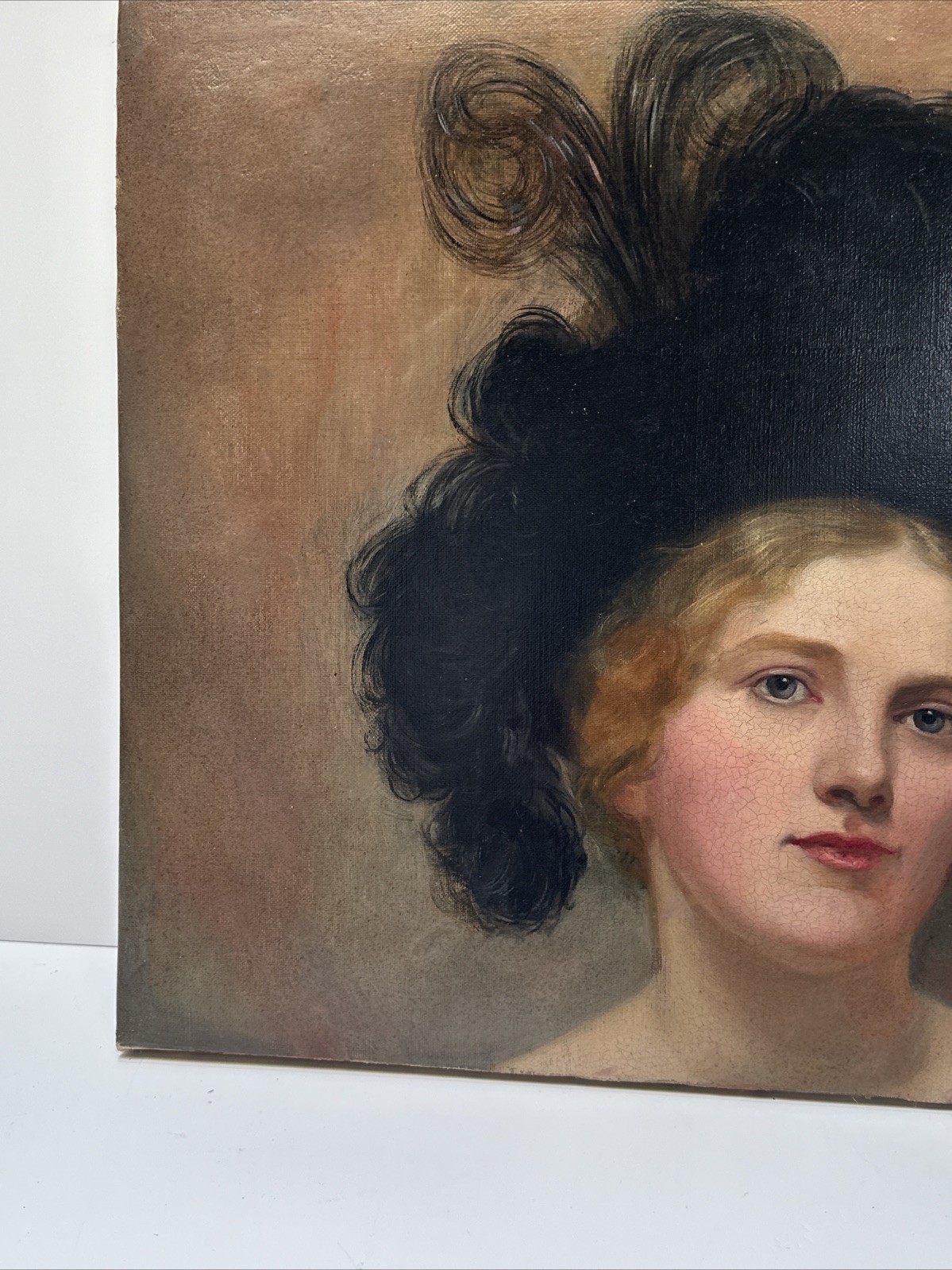 JEAN PAUL SELINGER PAINTING PRETTY WOMAN FEMALE MODEL LISTED FAMOUS ANTIQUE OIL