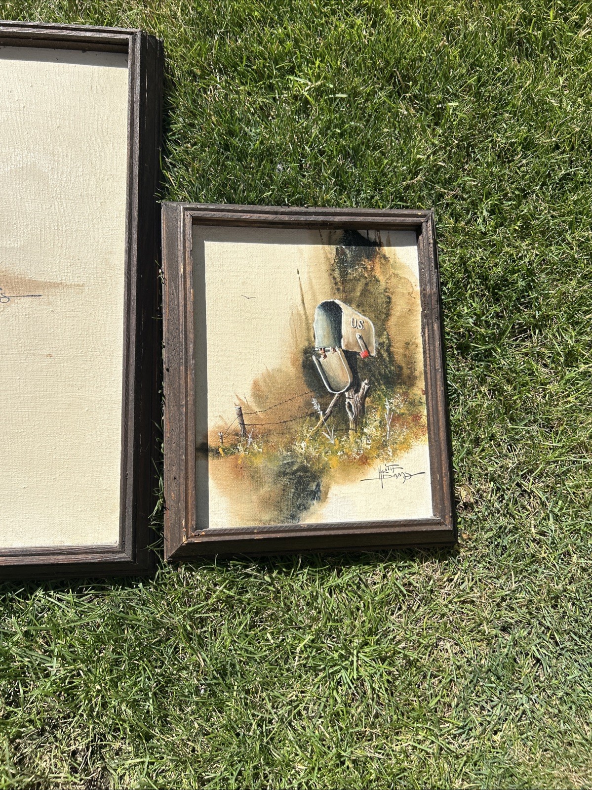 VINTAGE 3 PAINTINGS KEITH WINTERHAWK ADAMS BEAUTIFUL