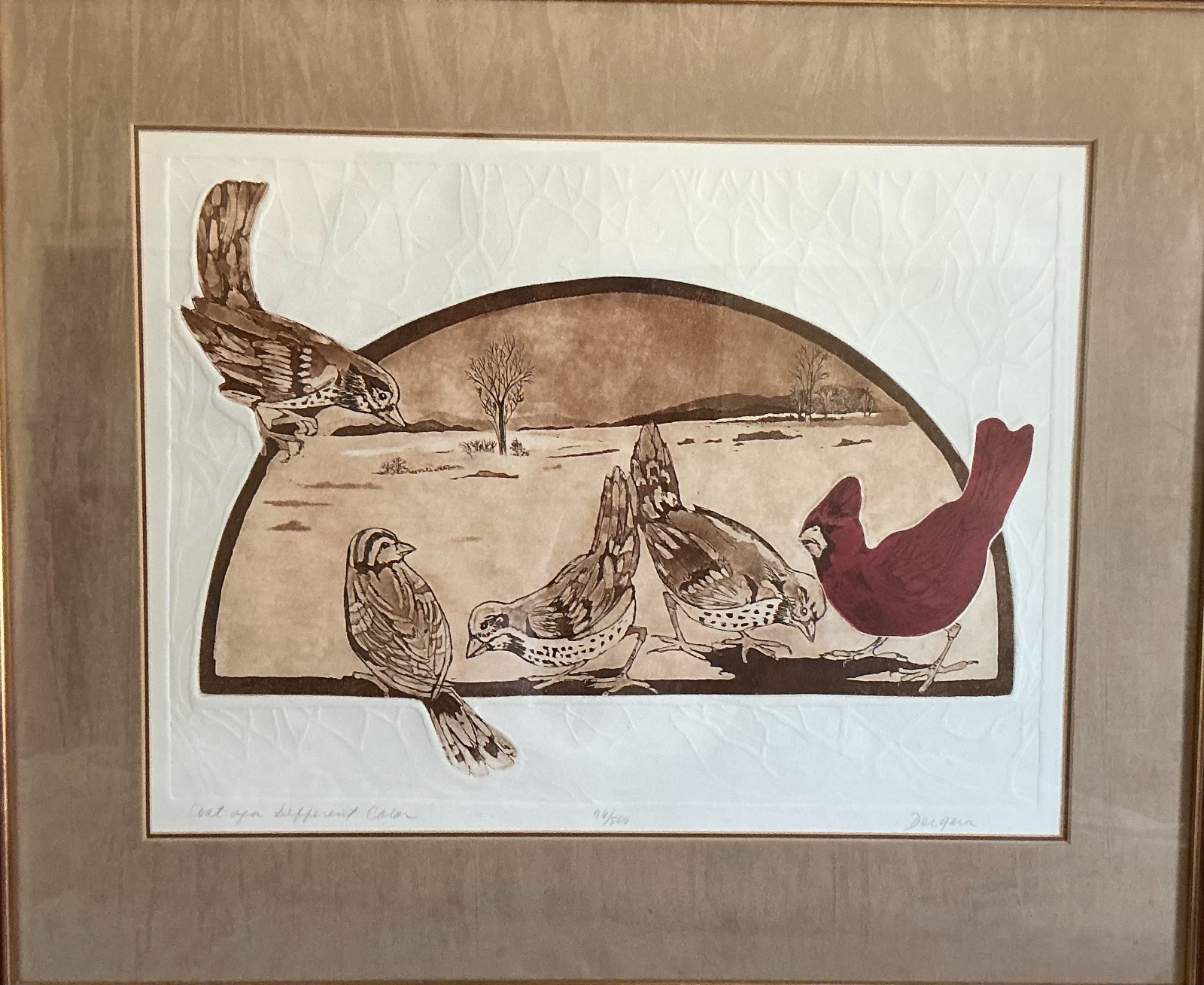 Ann DeGara Signed Limited Edition Etching 96/500 -1979 Original Print – With COA