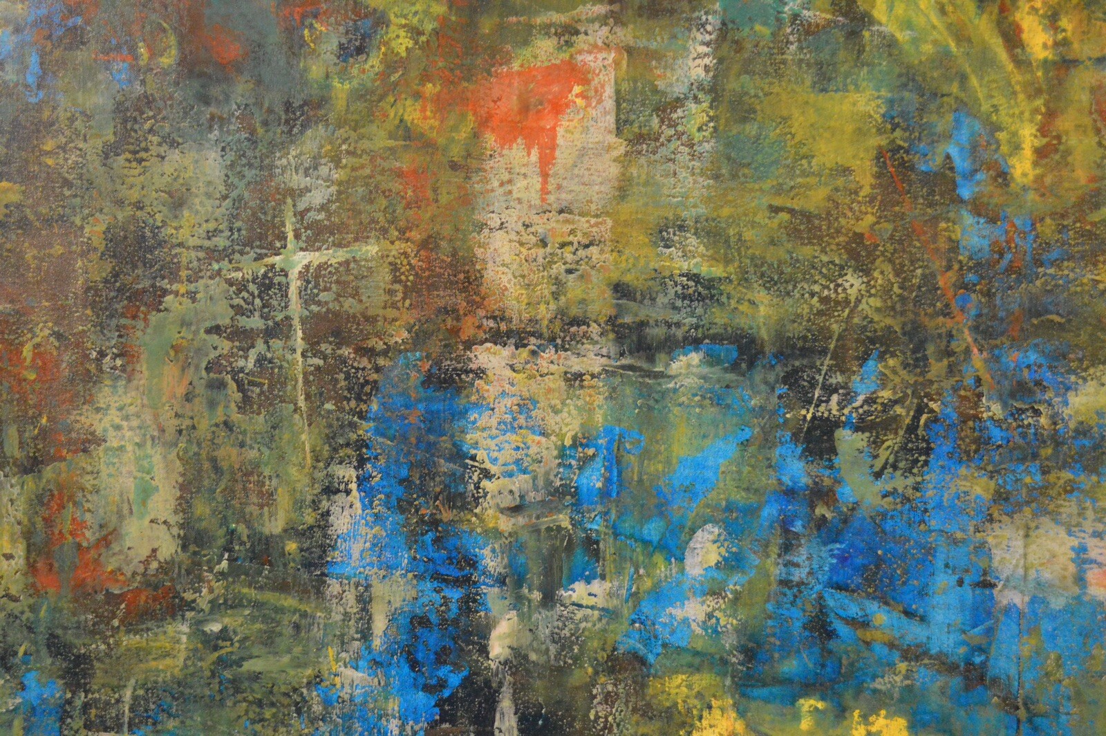 Mark Little￼Professional Canvas￼ Painting 81” X 62”(6ft 9in)Abstract Modern XL