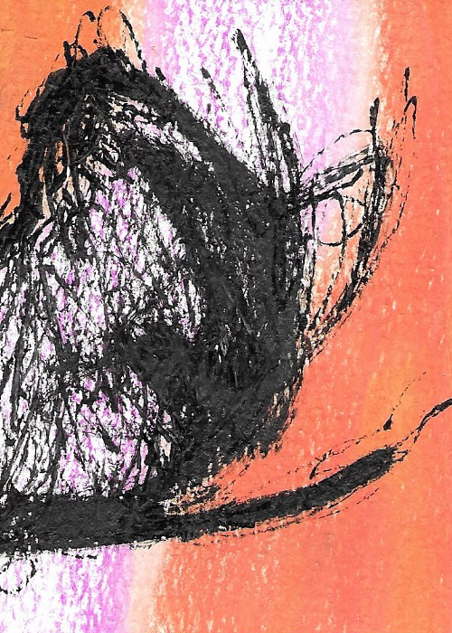 ACEO ATC CARD «Abstract 73» REASOR Original Abstract Painting 2.5×3.5