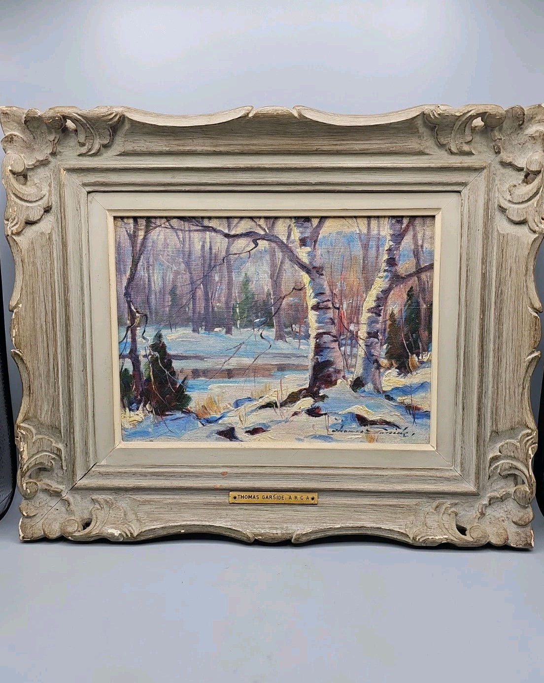 Thomas Hilton Garside, Canadian, Original Oil On Canvas Painting