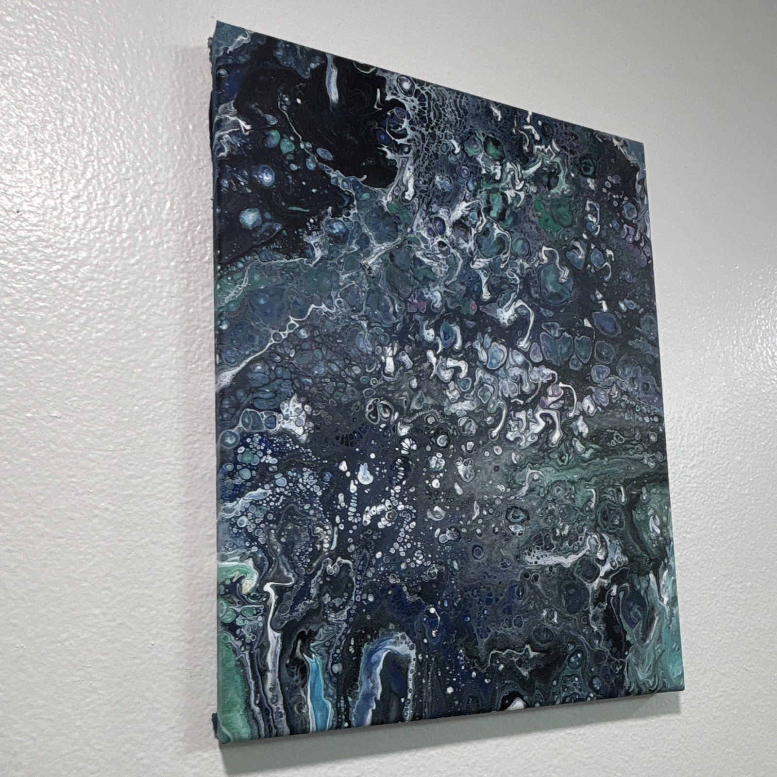 Abstract OOAK One of a Kind Original Painting on Canvas, Small Unframed