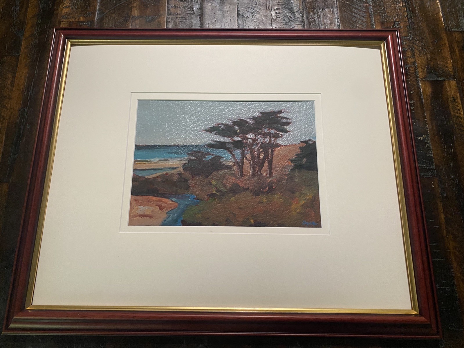 Peggy Olsen Carmel Art Association Oil Painting