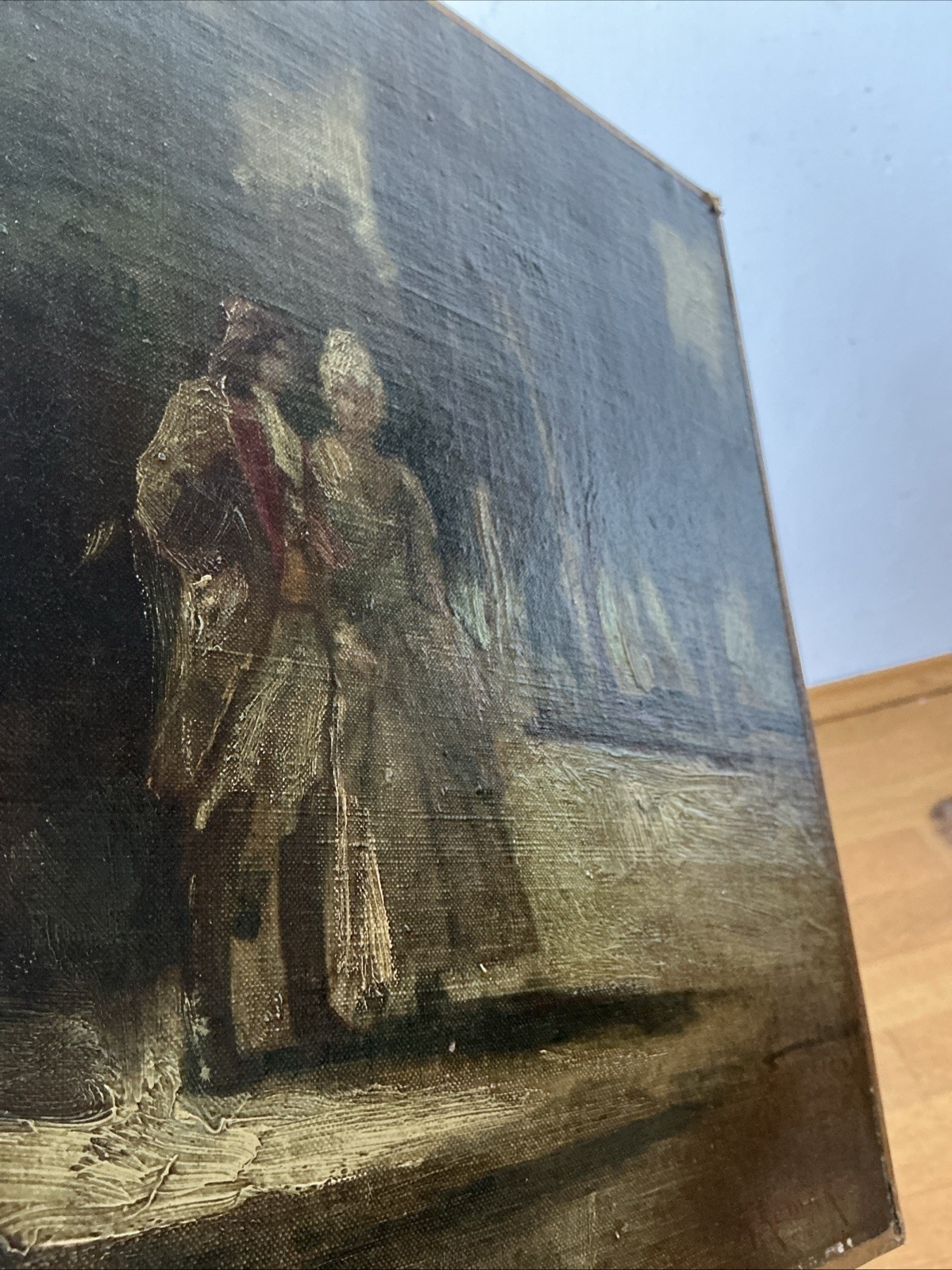 Anton Romako Austrian Master – Signed Oil Painting on Panel, c.1860/70