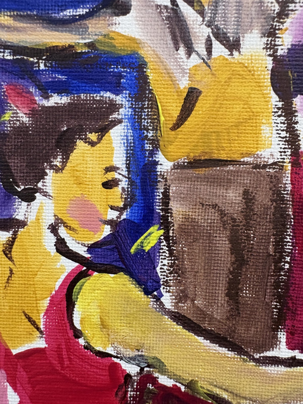 Celebration 12×16 Canvas Abstract Colorful Fun Home Decor Original Wall Art