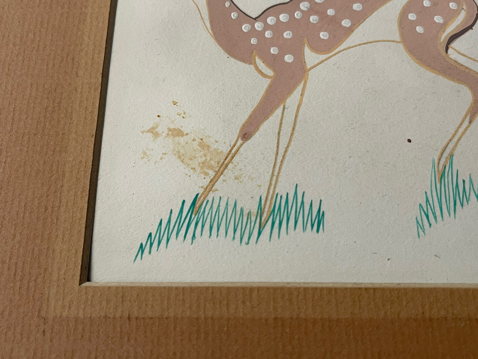 Begay Original Painting Navajo Illustration Deer Native American Indian Listed