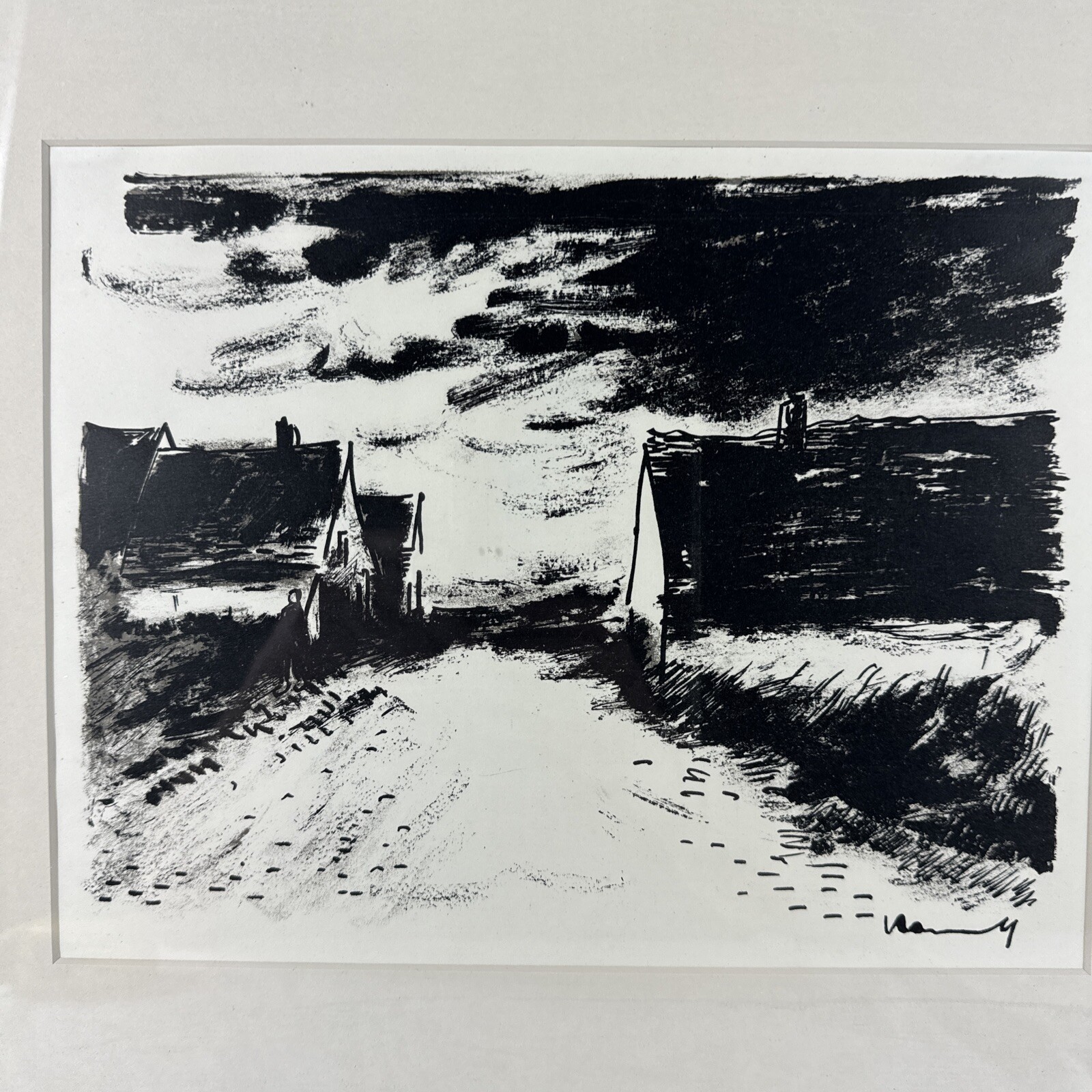 Maurice de Vlaminck Modernism Impressionism French Artist Maisons Dans La Beauce