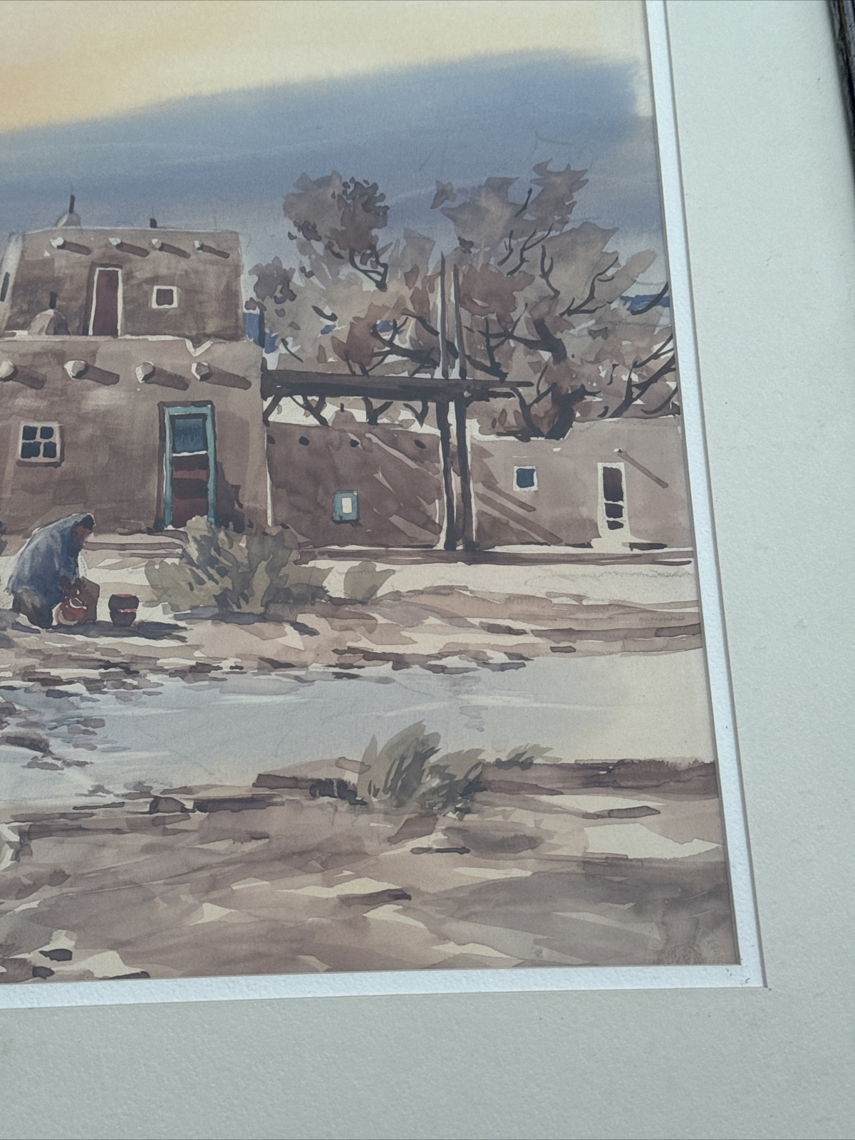 DON BRACKETT PAINTING NEW MEXICO NATIVE AMERICAN INDIAN LISTED FAMOUS EXHIBITED