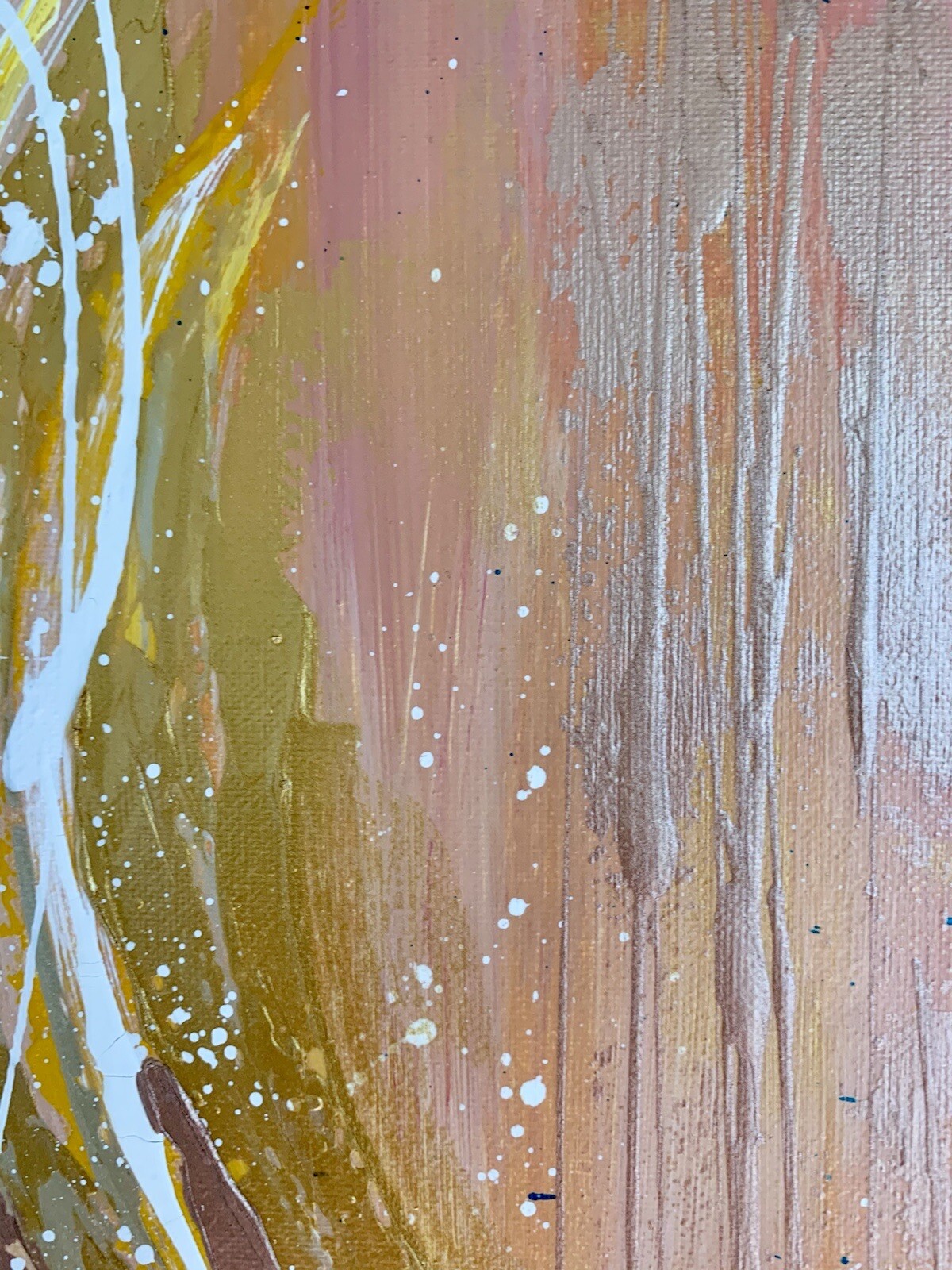 Original Modern art Abstract Acrylic Painting on stretched canvas ~ 16×20”