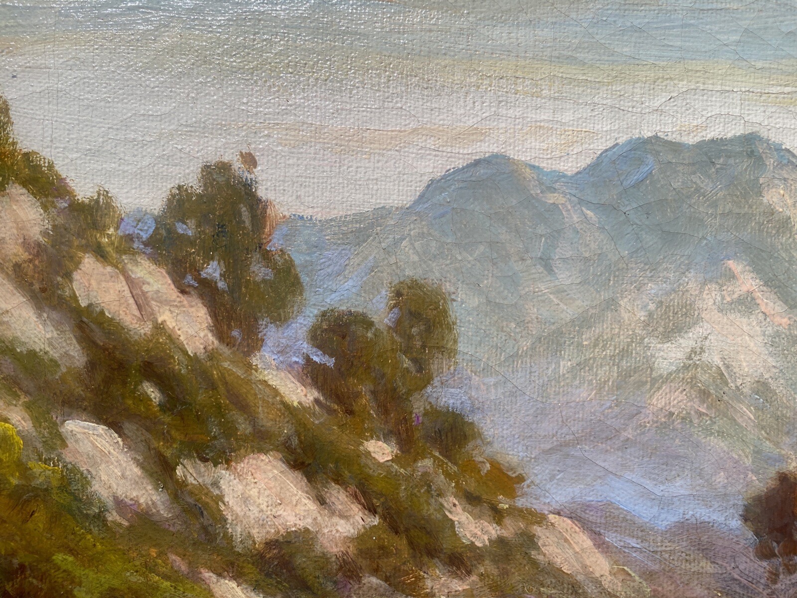 Hebert SARTELLE, «Mt Baldy, San Gabriel Valley» The Itinerant Artist of the West